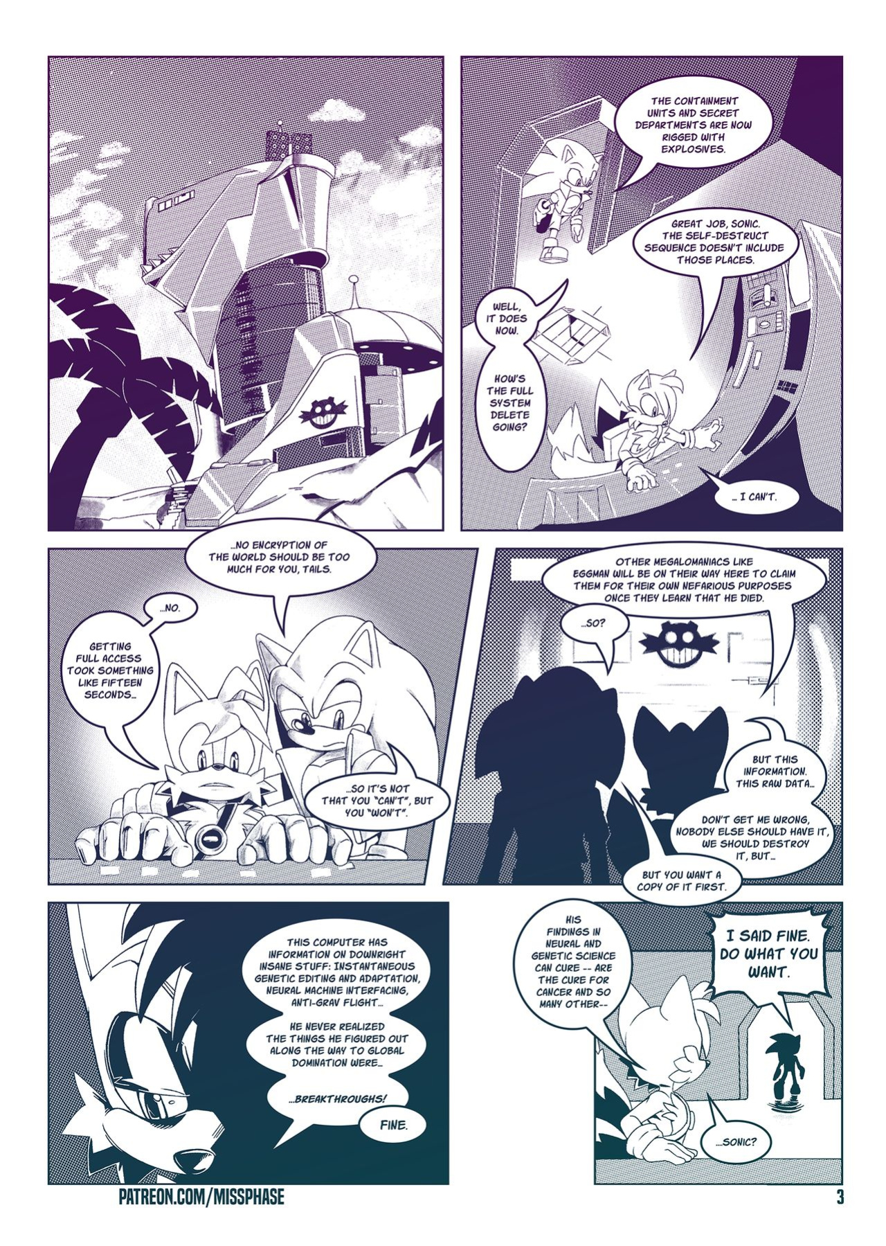 [Miss Phase] Chief Operative Whore #1-5 (Sonic The Hedgehog)