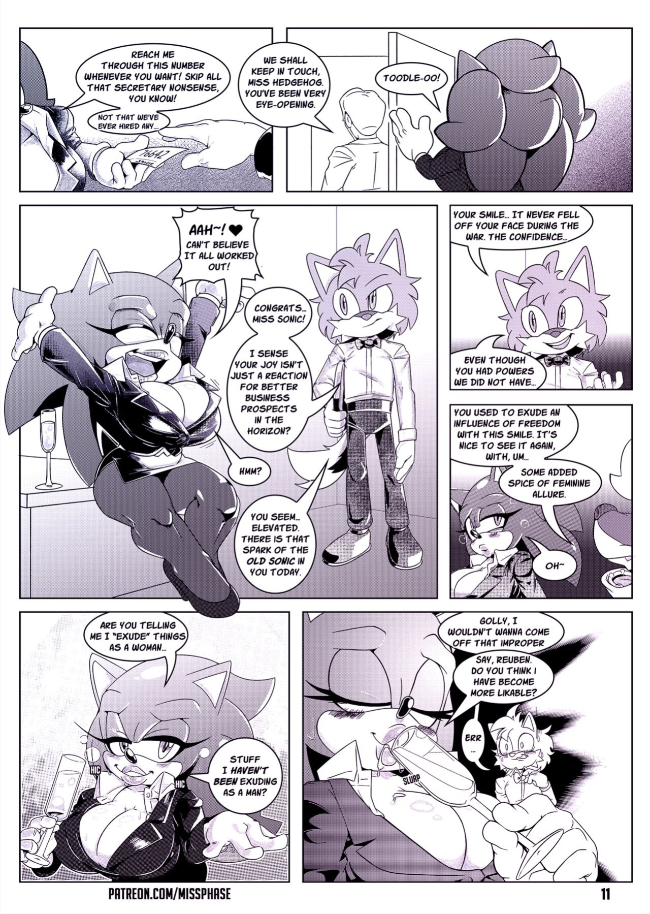 [Miss Phase] Chief Operative Whore #1-5 (Sonic The Hedgehog)