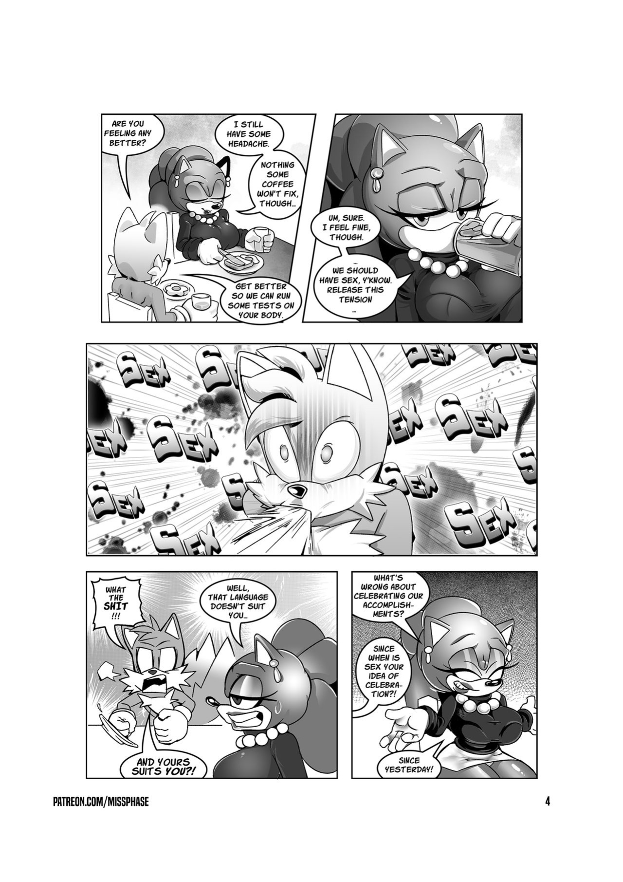 [Miss Phase] Chief Operative Whore #1-5 (Sonic The Hedgehog)