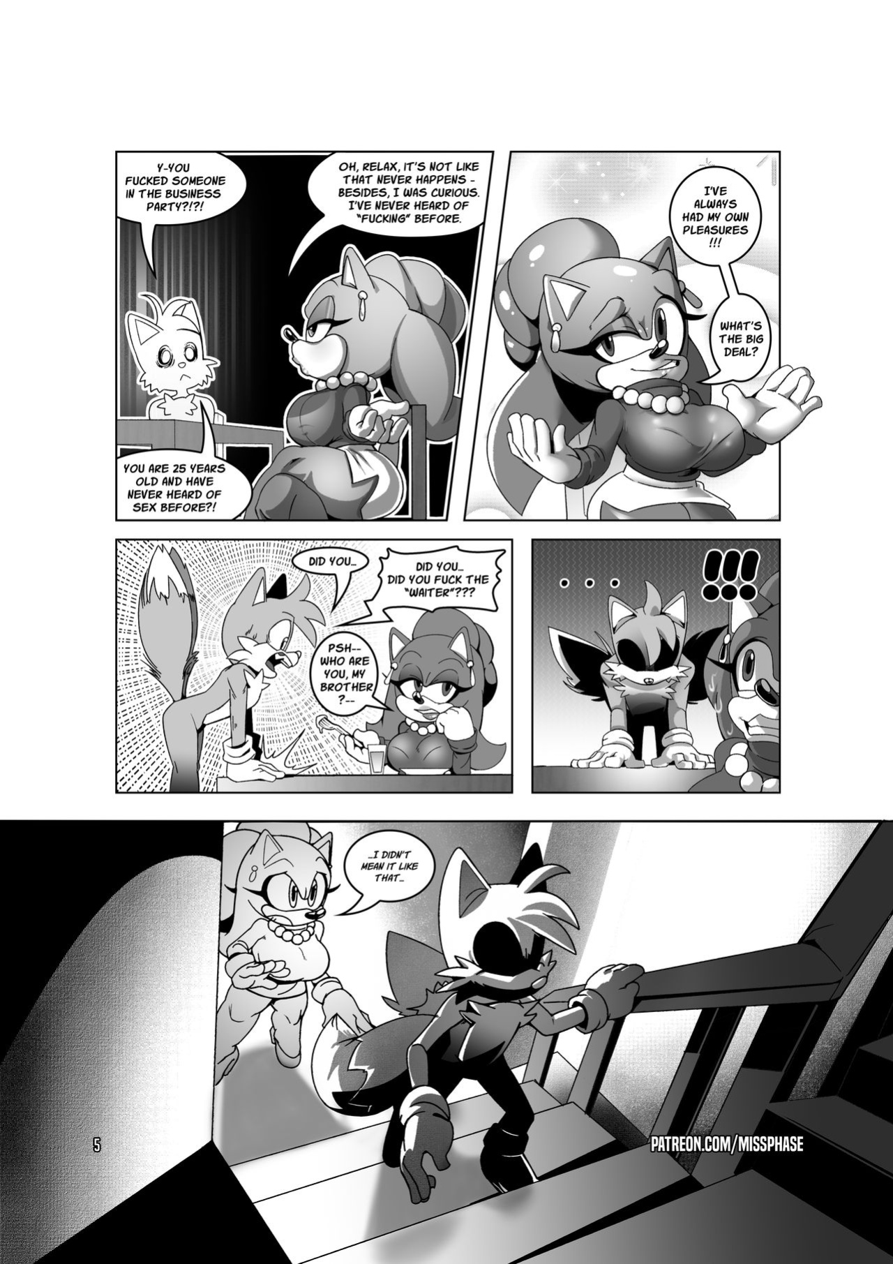 [Miss Phase] Chief Operative Whore #1-5 (Sonic The Hedgehog)