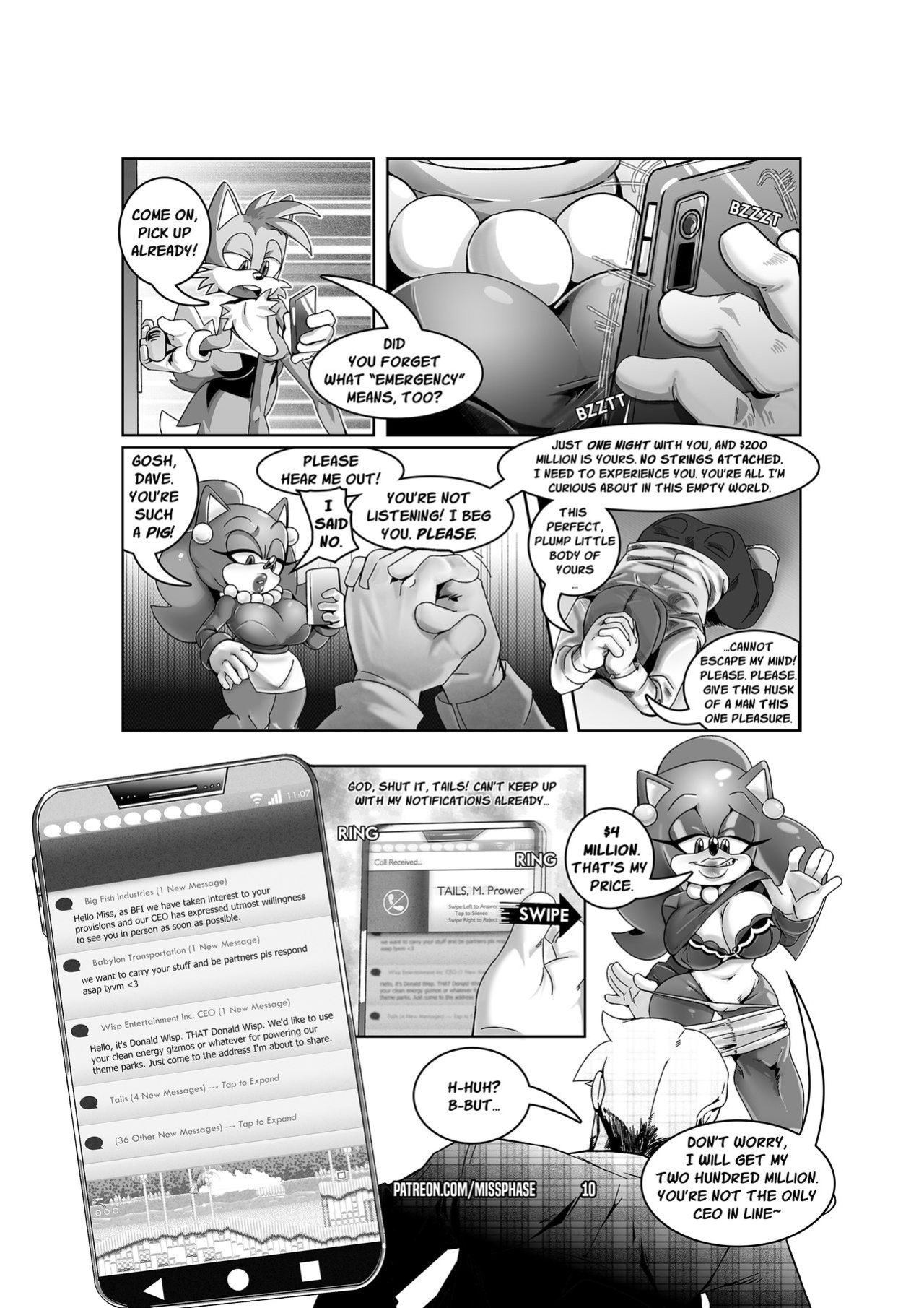 [Miss Phase] Chief Operative Whore #1-5 (Sonic The Hedgehog)