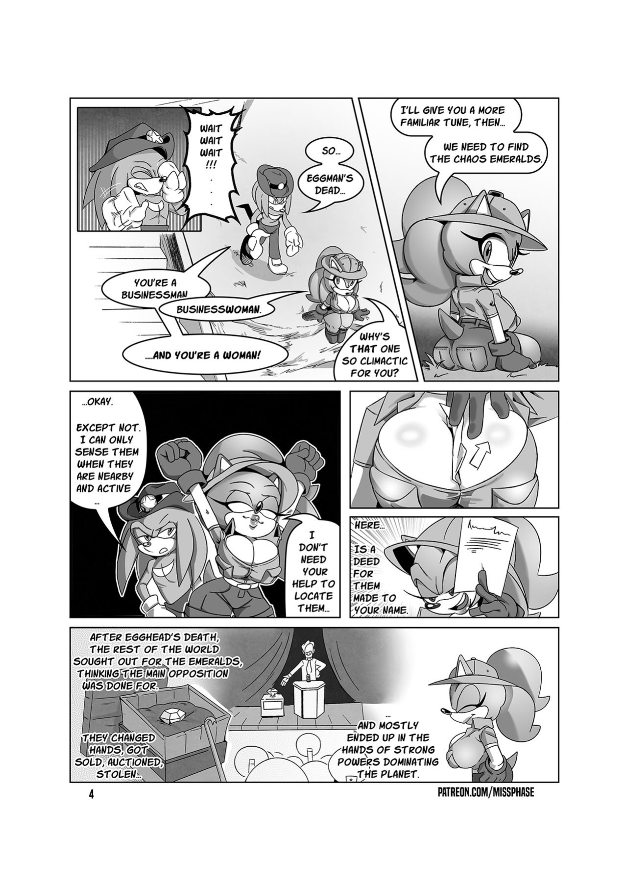 [Miss Phase] Chief Operative Whore #1-5 (Sonic The Hedgehog)