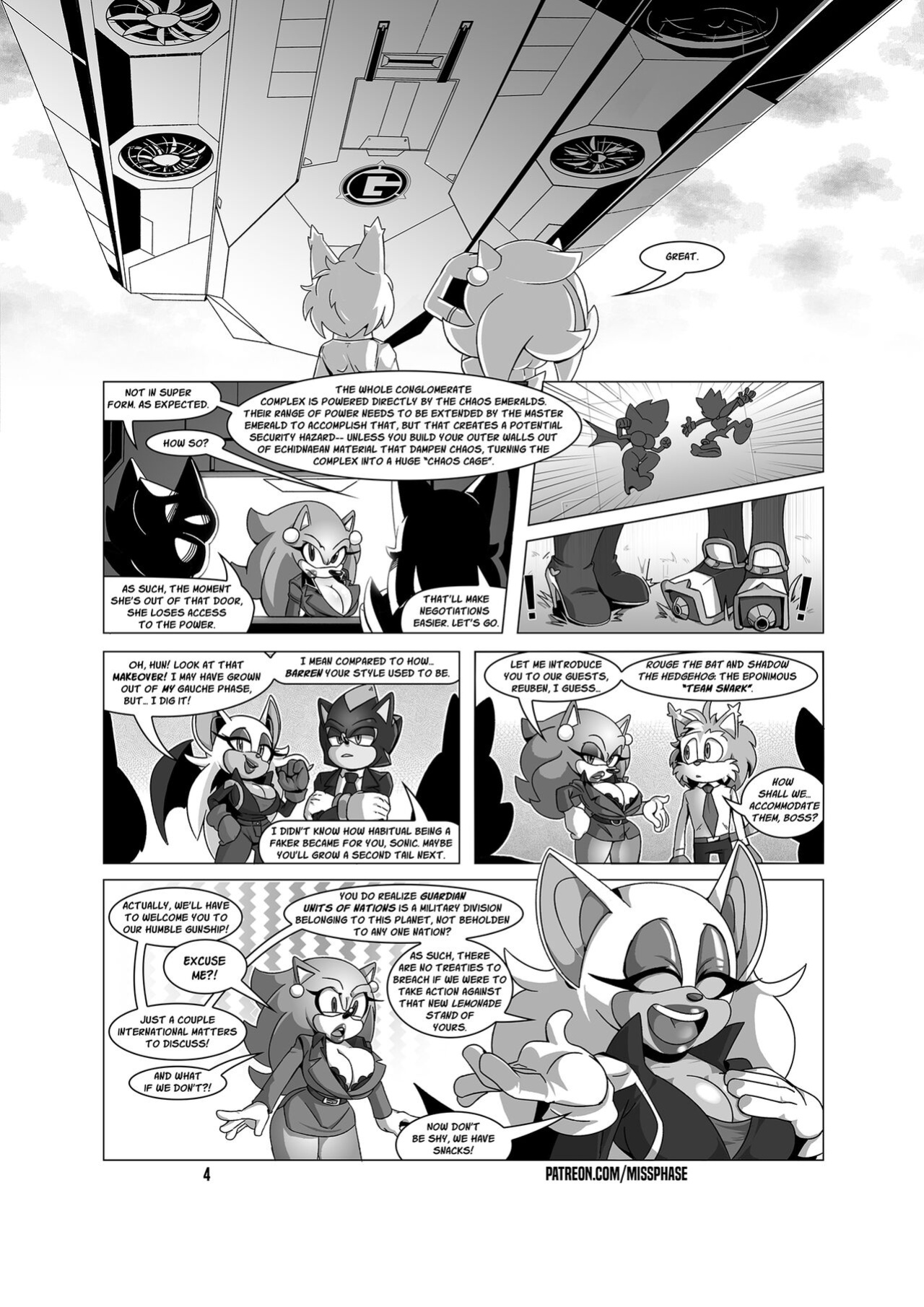 [Miss Phase] Chief Operative Whore #1-5 (Sonic The Hedgehog)