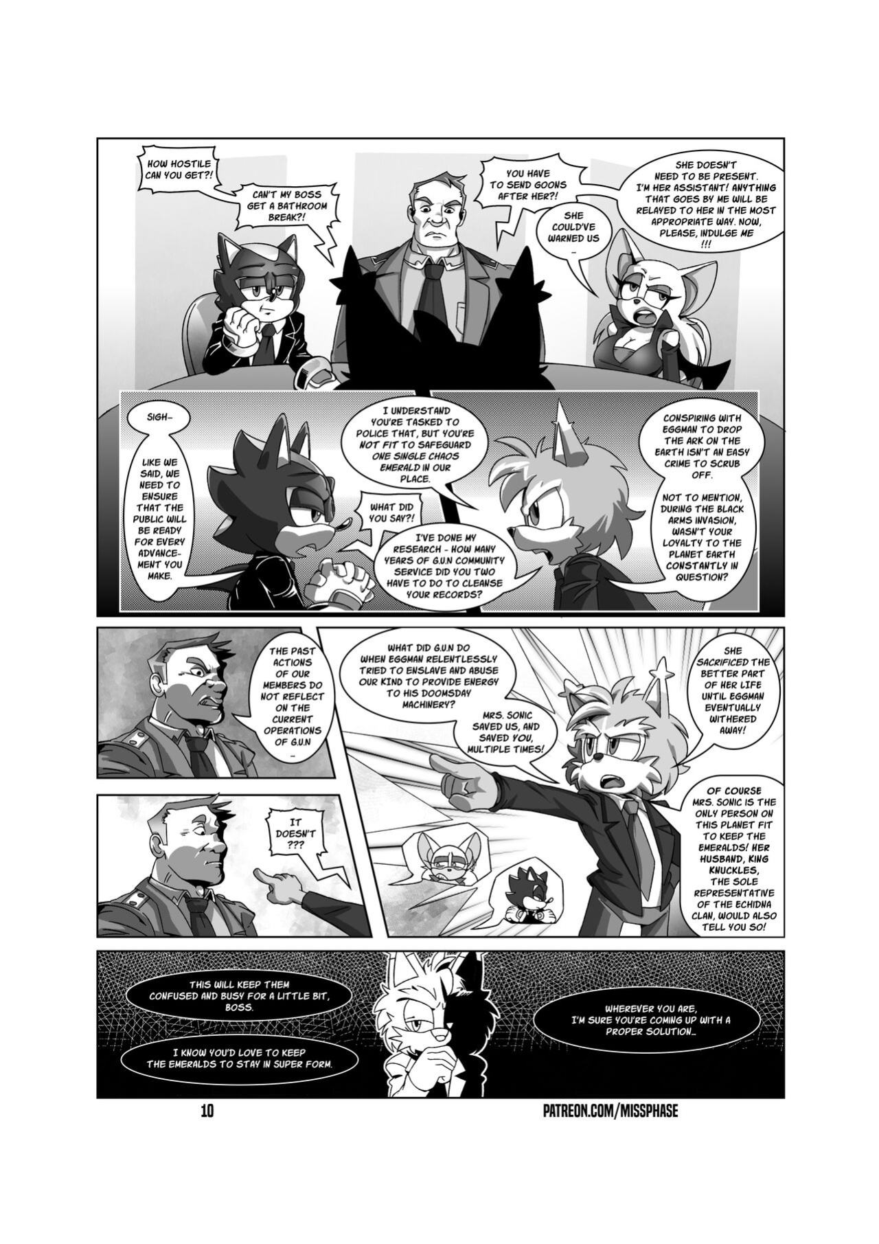 [Miss Phase] Chief Operative Whore #1-5 (Sonic The Hedgehog)