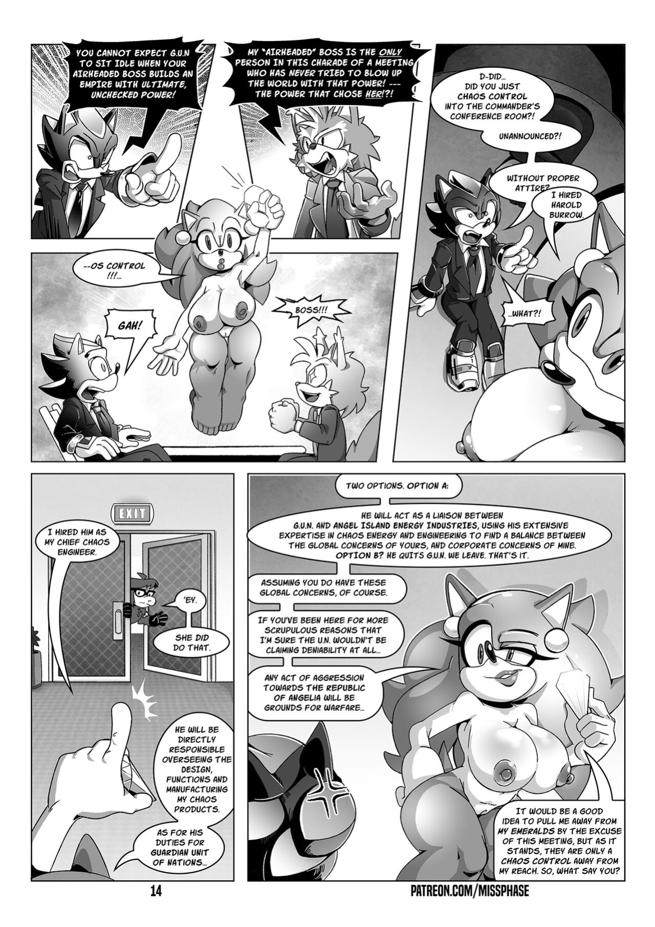 [Miss Phase] Chief Operative Whore #1-5 (Sonic The Hedgehog)