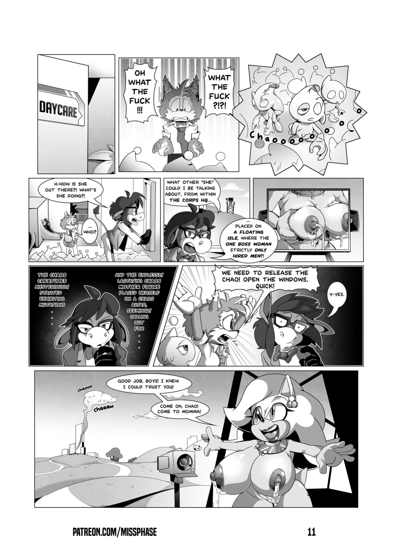 [Miss Phase] Chief Operative Whore #1-5 (Sonic The Hedgehog)