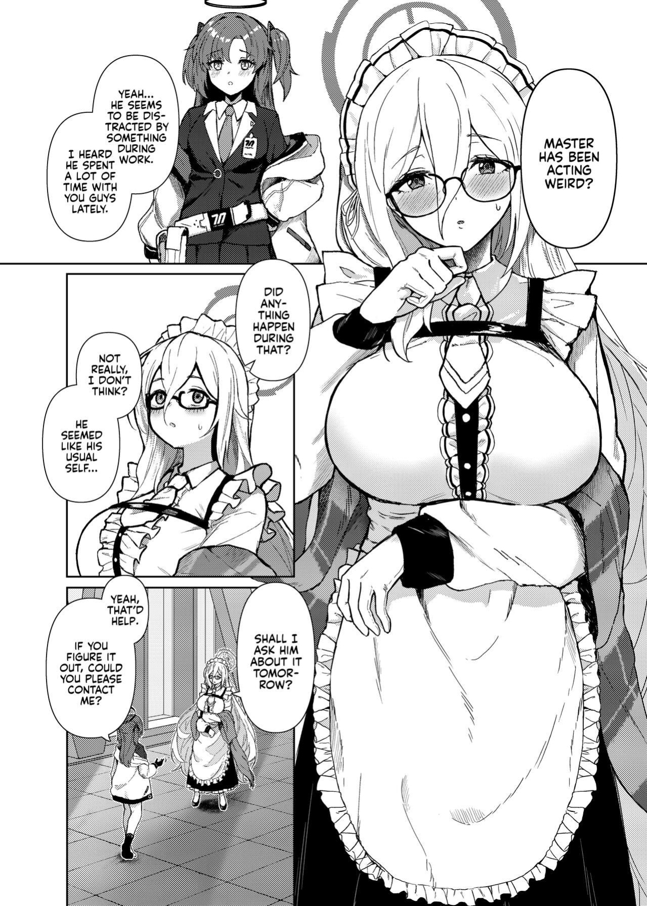 [Hako no Naka no Medaka (boxReeema)] Akane ni Iyasarete Mimasen ka? | Won't You Let Me Comfort You? (Blue Archive) [Kyuume]