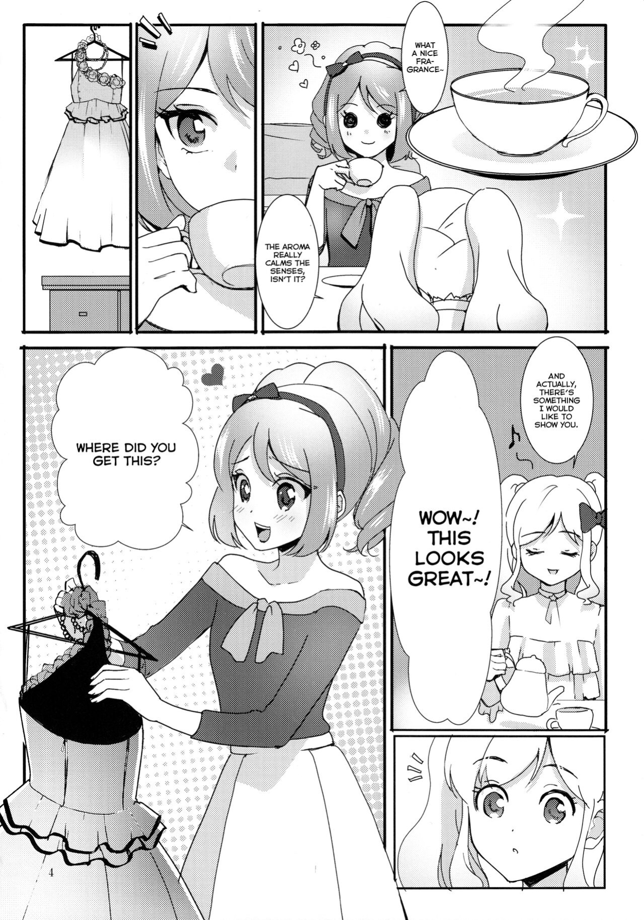 (Geinoujin wa Card ga Inochi! 13) [Furanki (NOTO)] Anata ga Dress o Matottara | When you put on the dress (Aikatsu Stars!) [Lazy Lily]
