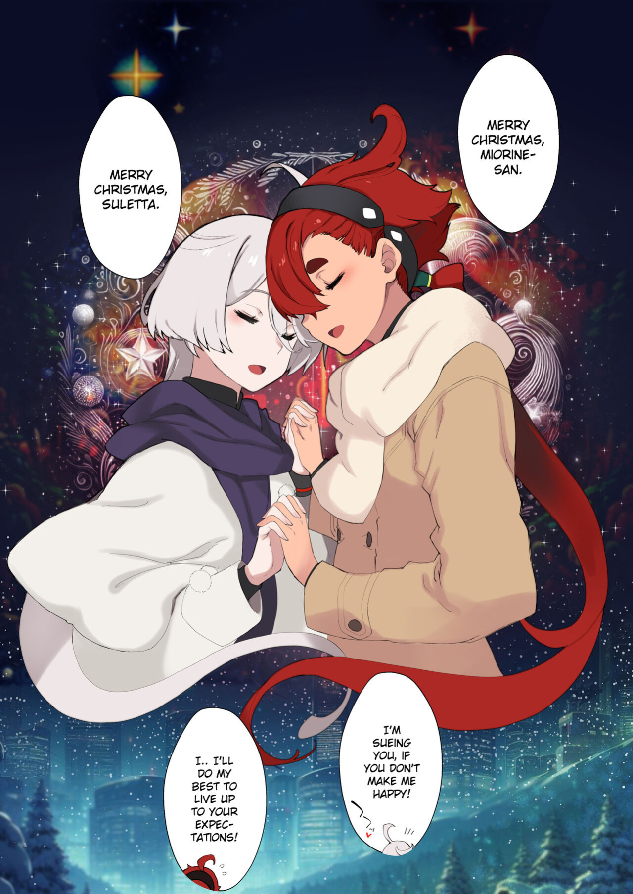 [Xration (mil)] Christmas (Suisei no Majo) Afterward (Mobile Suit Gundam: The Witch from Mercury) [Gagak_Ireng]