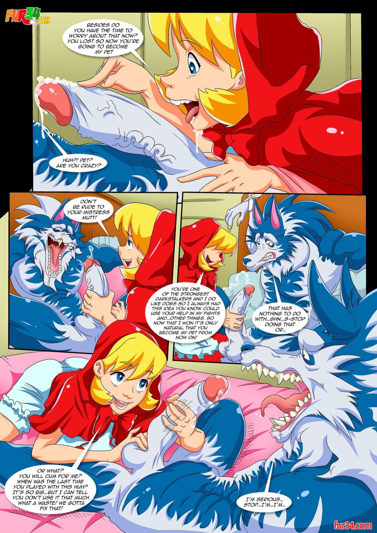 [Palcomix] Darkstalker's Tale of Little Red Riding Hood