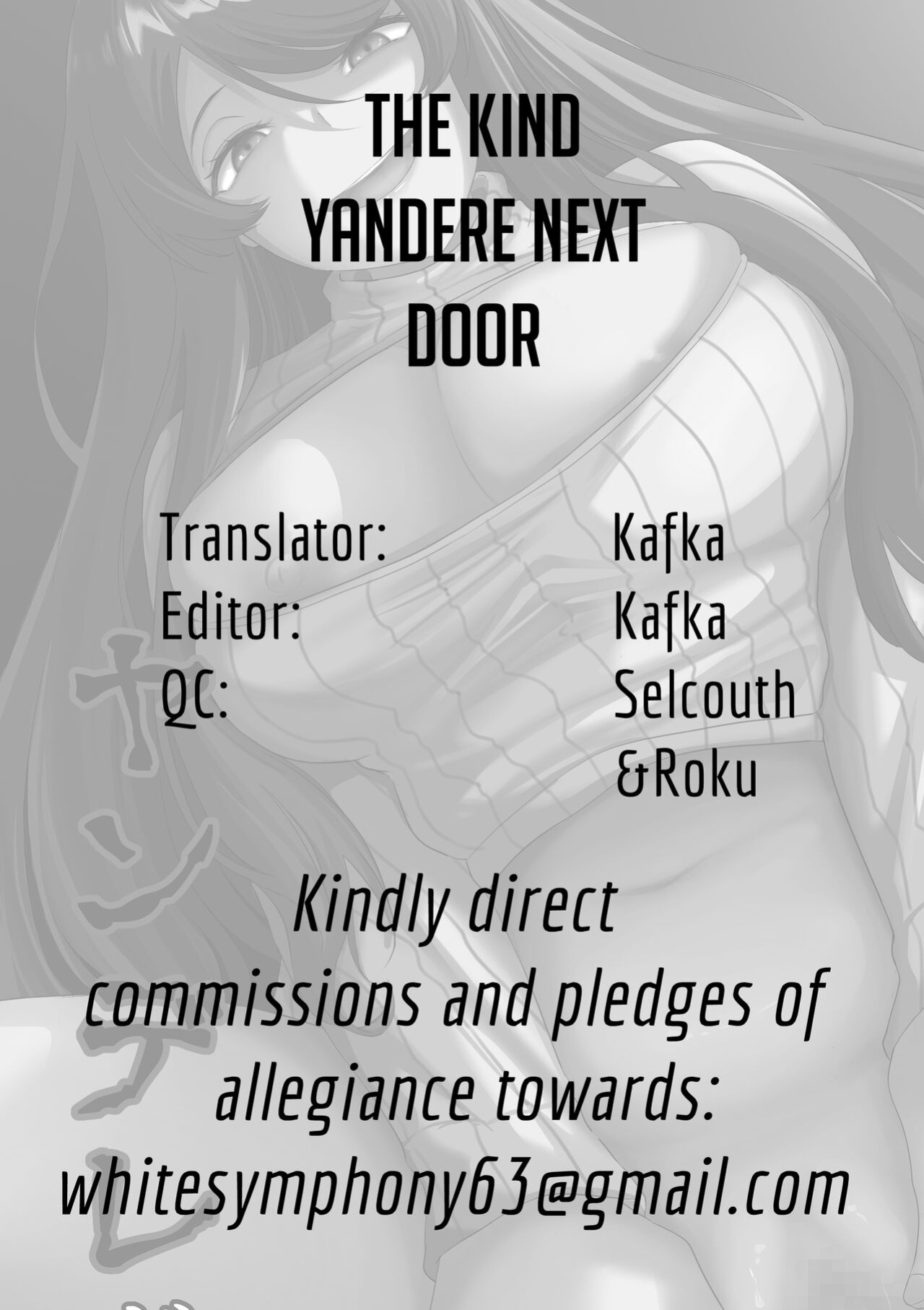 [Kurogoma Seizou Koujou (Goma Gorilla)] Tonari no Yasashii Onee-san wa Yandere datta | The Kind Yandere Next Door [Kafka]