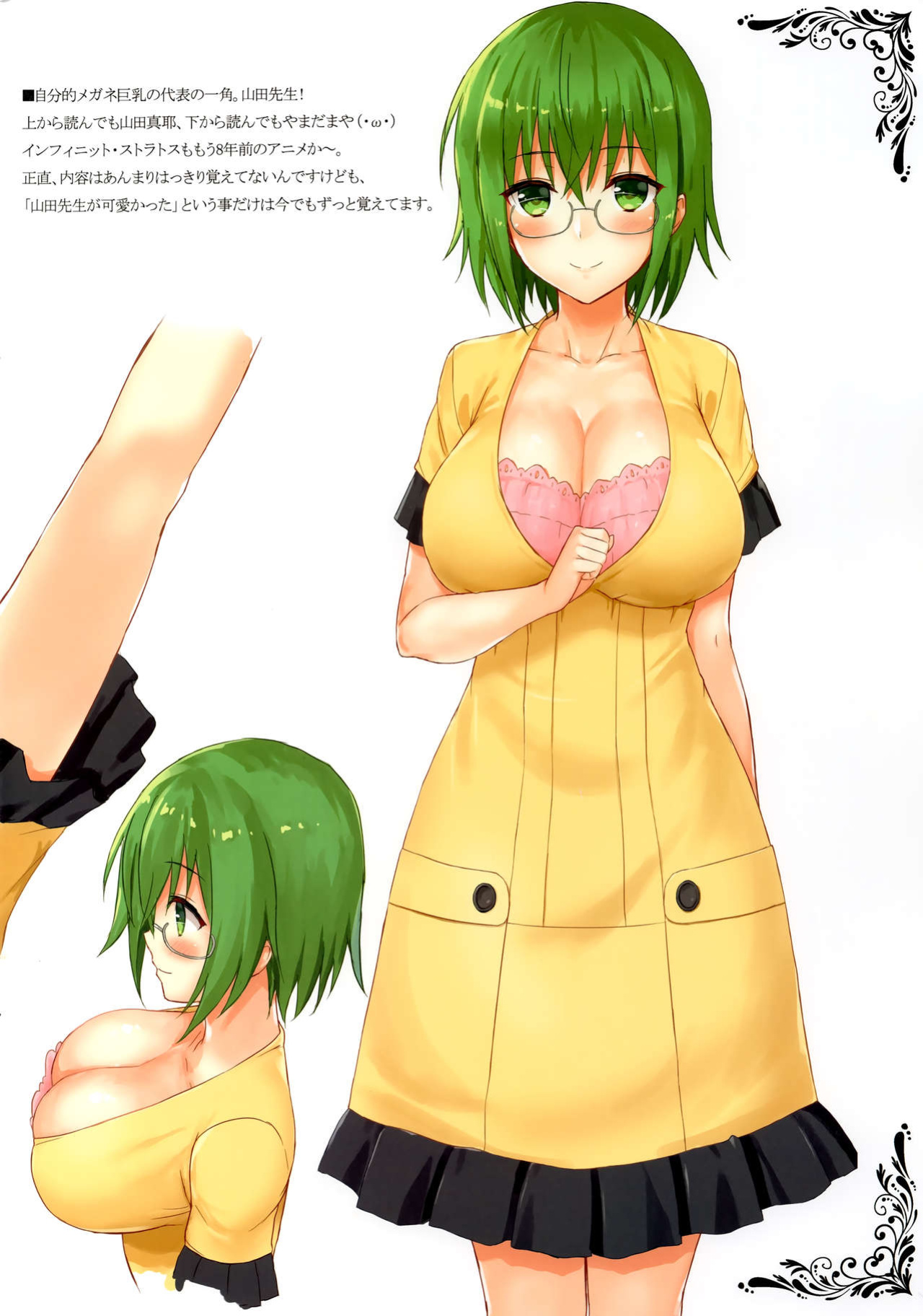 (C96) [Shibayukiya (Shibayuki)] Megane Kyonyuu ga Suki! | Love Girls with Glasses and Huge Breasts! (To LOVE-Ru, IS <Infinite Stratos>, Queen's Blade) [animefan71109]