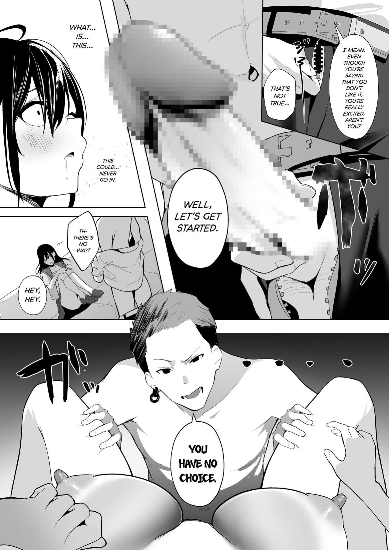 [Ponpokomaru (Akausu Ko)] Kamikazari ~Boku no Downer-kei Kanojo ga Class no Kyokon DQN ni Me o Tsukerareta Hanashi~ | Hair Ribbon - How My Reserved Girlfriend Was Targeted By A Big-Cocked Fuckboy In My Class. [Script Cave]