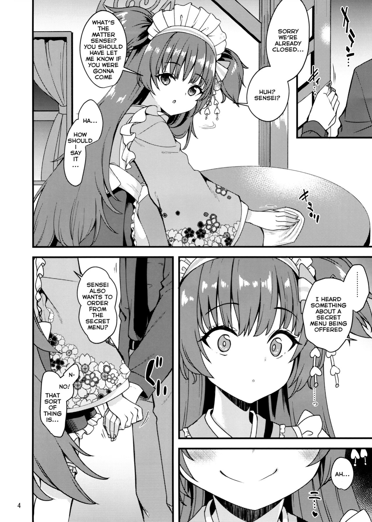 (Sensei no Archive 10) [Ryuukakusan Nodoame (Gokubuto Mayuge)] Momoyodo's secret meny | Momoyo-dou ni wa Ura Menu ga Aru. (Blue Archive)