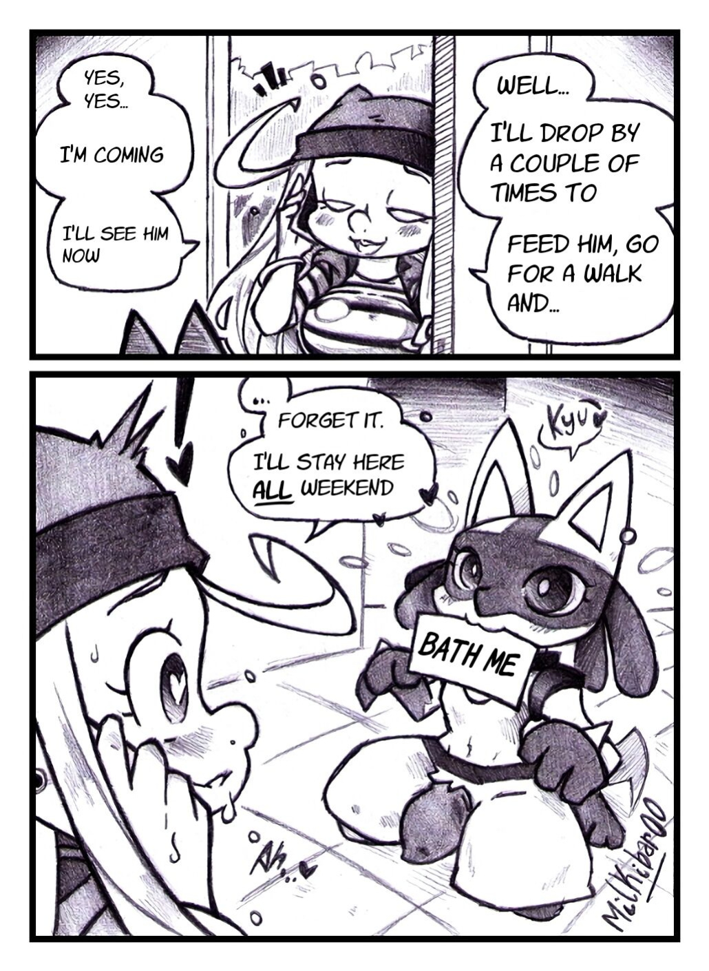 [Milkibar00] Take Care of Lucario 1 & 2