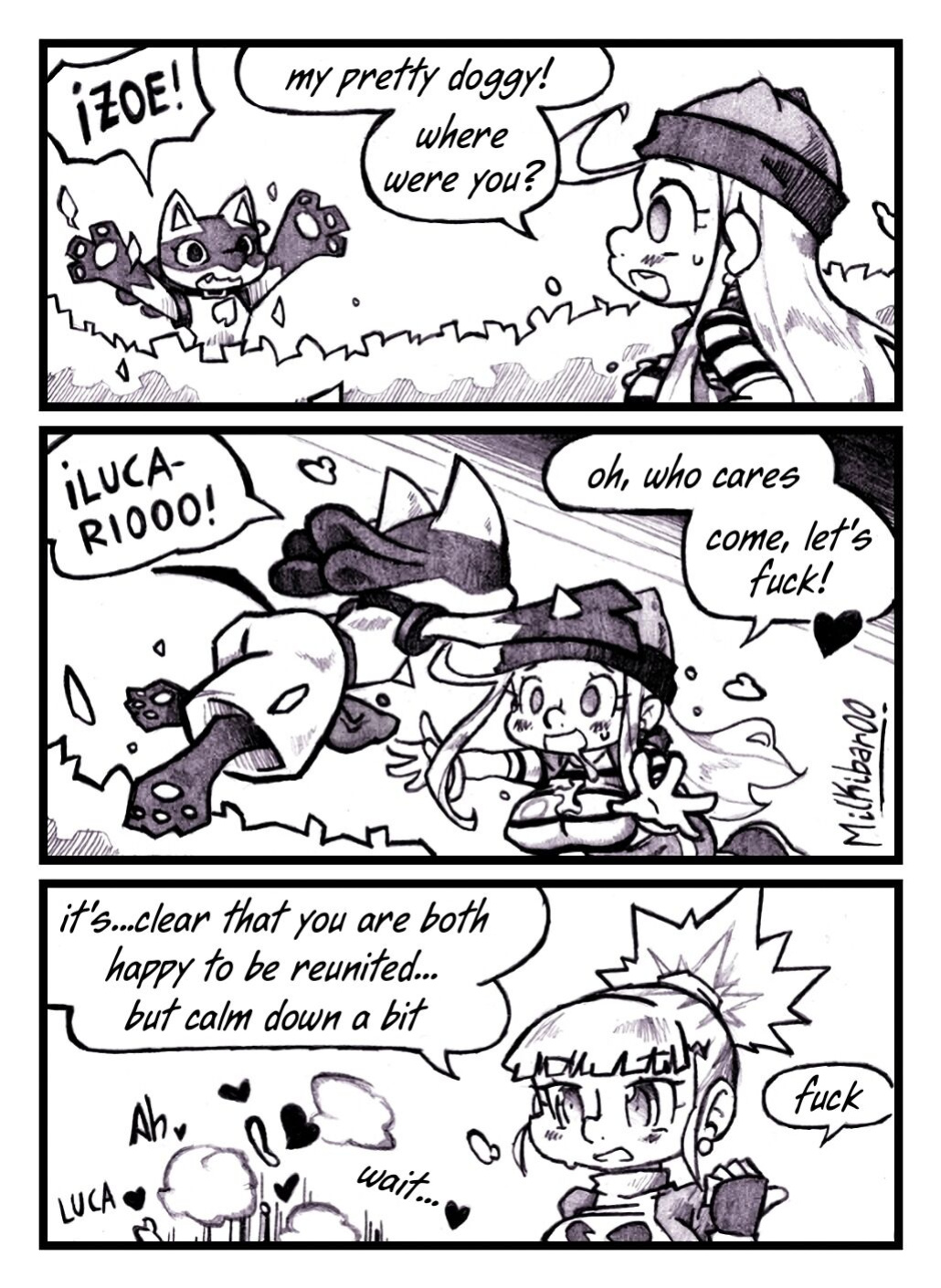 [Milkibar00] Take Care of Lucario 1 & 2