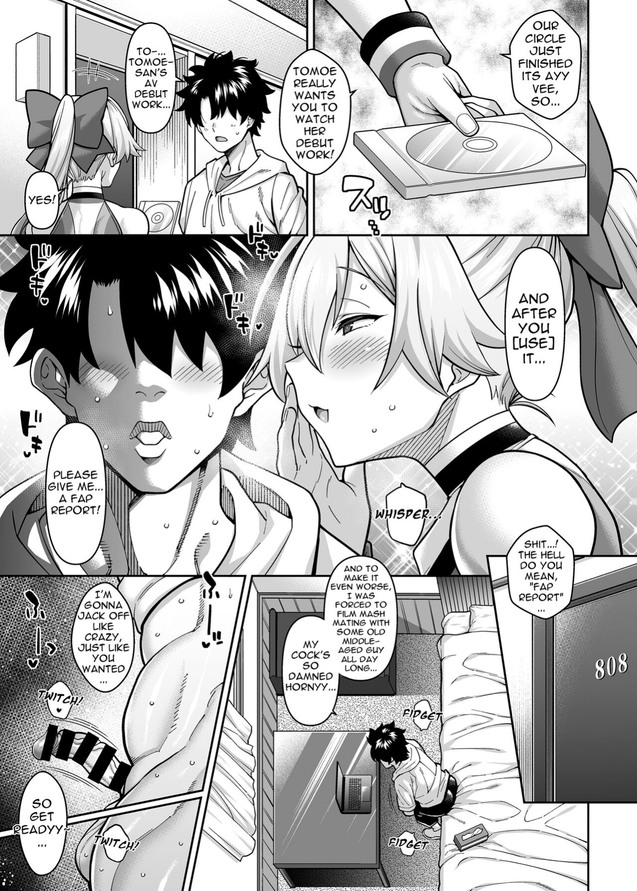 [Tanuking Sleep (Drachef)] Tomoe, AV Debut nite (Fate/Grand Order) [Doujins.com]