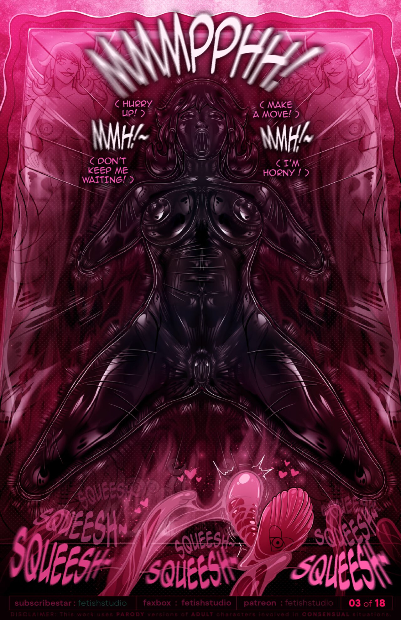FETISH ABYSS | (VACBED PAINTING) LIVING ARTWORK