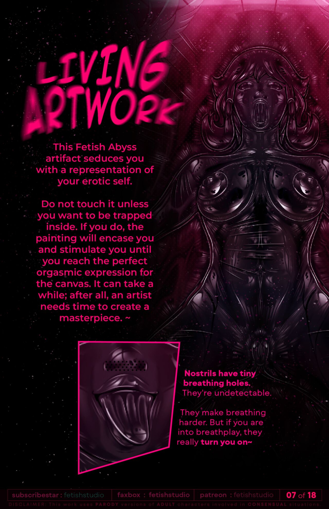 FETISH ABYSS | (VACBED PAINTING) LIVING ARTWORK