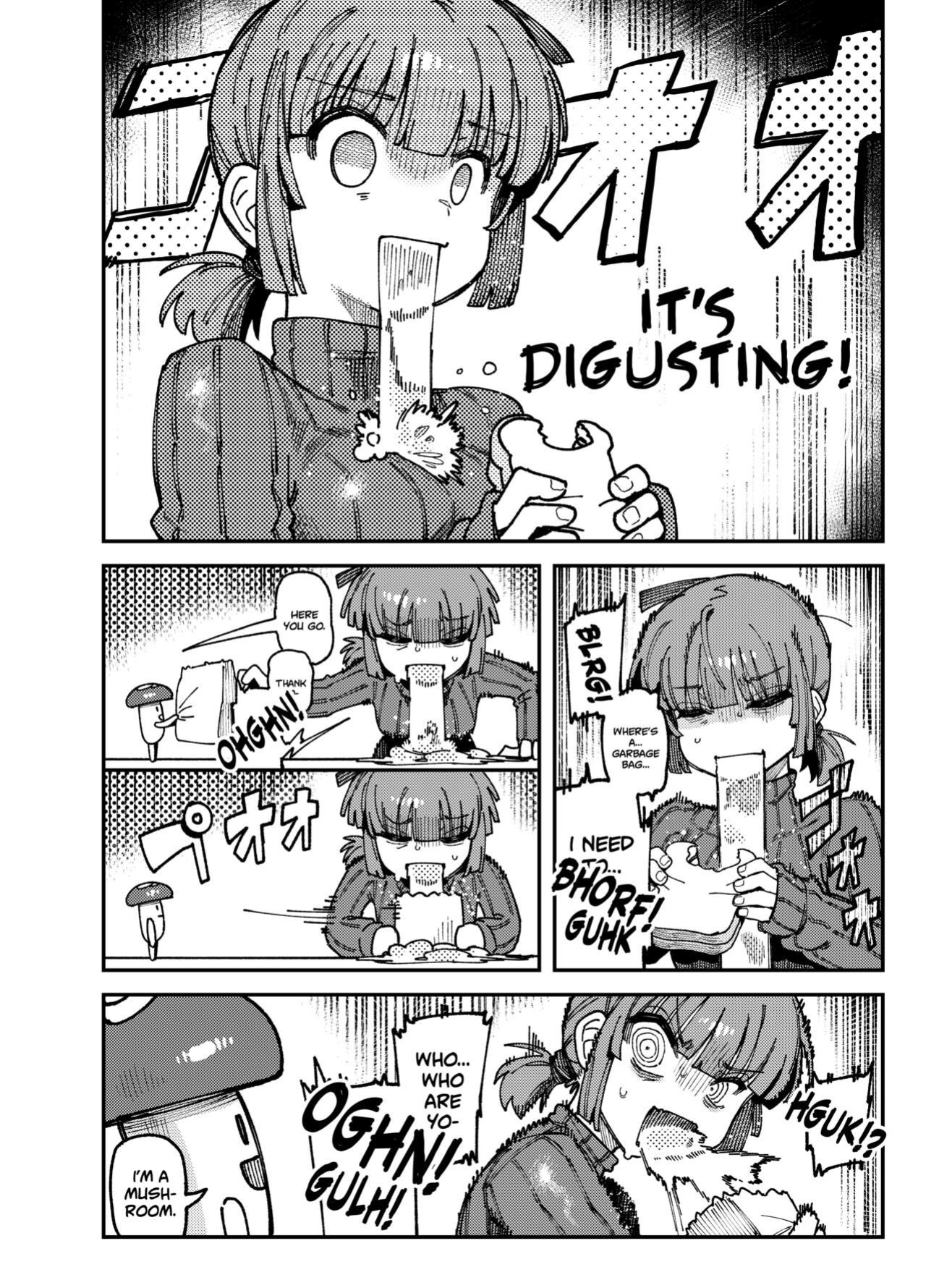 [Hoshoku Shoujo (Karasu Chan)] Ie ga Shike Sugite Haete Kita Genkaku Yuuhatsu Kinoko wo Gosyoku Shite Hatsujyou Shita Ato no Are ya Kore