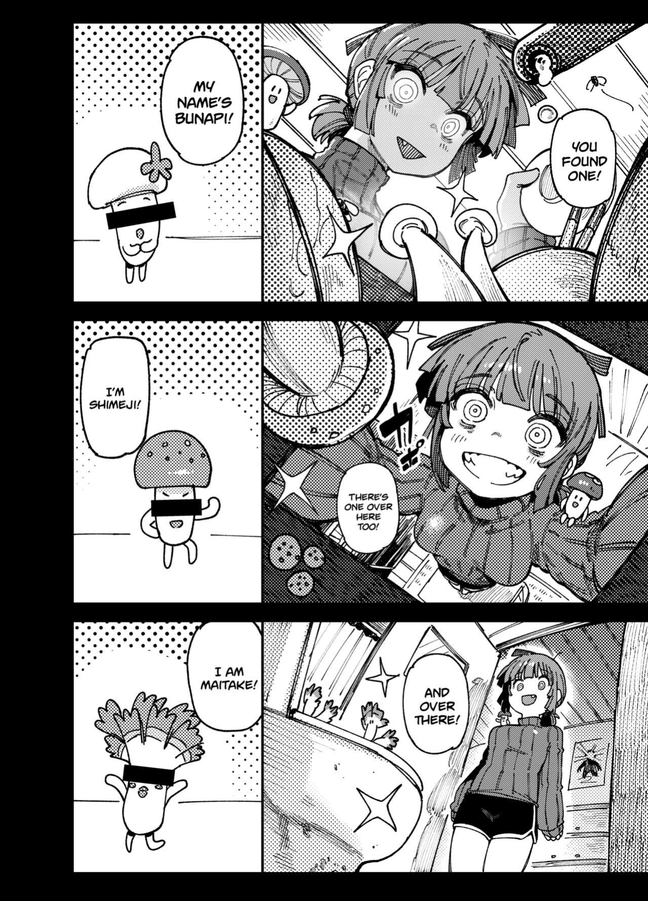 [Hoshoku Shoujo (Karasu Chan)] Ie ga Shike Sugite Haete Kita Genkaku Yuuhatsu Kinoko wo Gosyoku Shite Hatsujyou Shita Ato no Are ya Kore