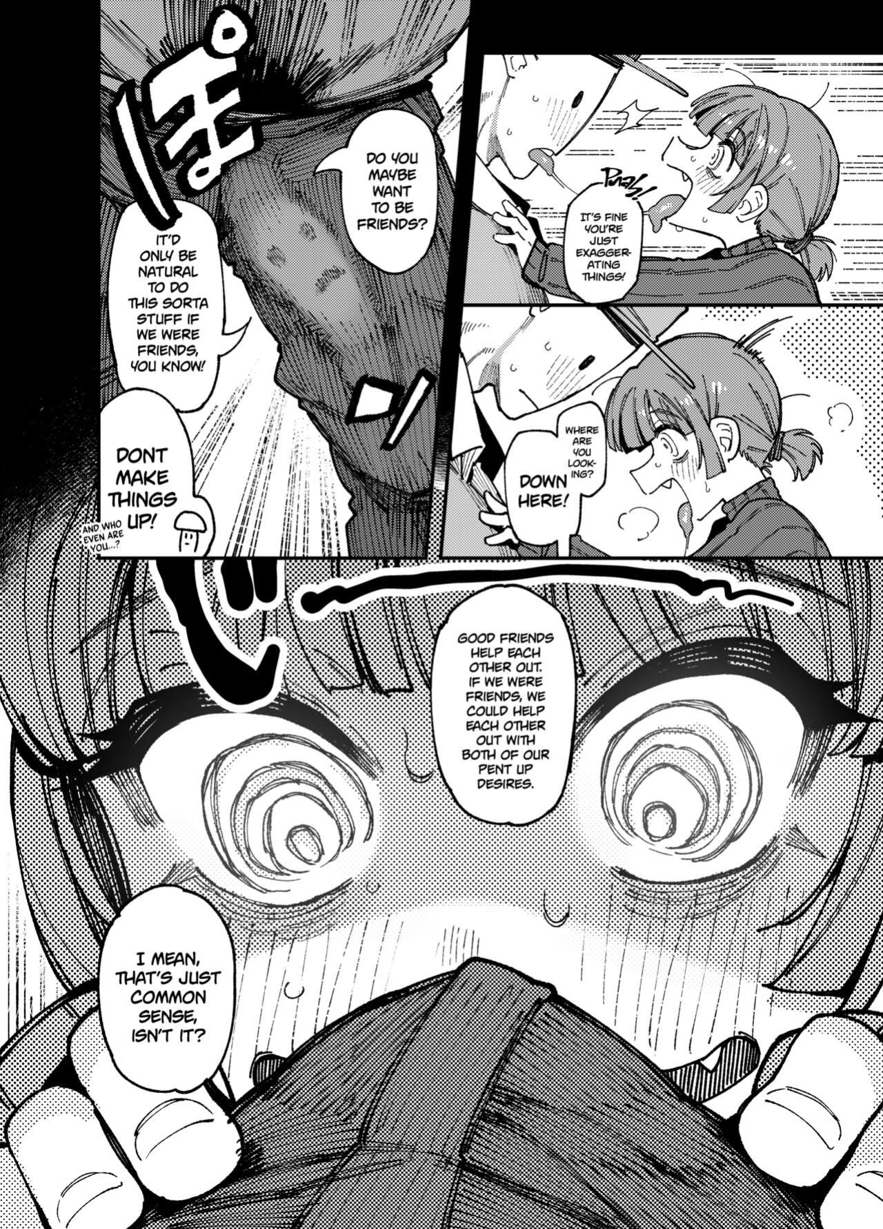 [Hoshoku Shoujo (Karasu Chan)] Ie ga Shike Sugite Haete Kita Genkaku Yuuhatsu Kinoko wo Gosyoku Shite Hatsujyou Shita Ato no Are ya Kore