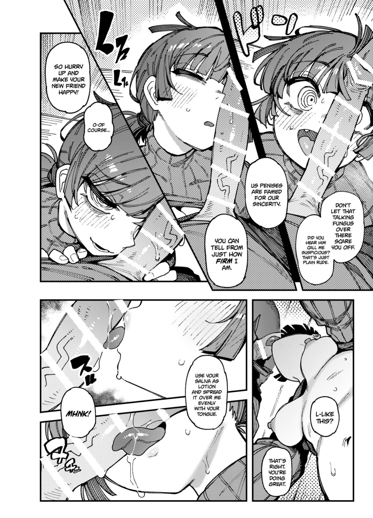 [Hoshoku Shoujo (Karasu Chan)] Ie ga Shike Sugite Haete Kita Genkaku Yuuhatsu Kinoko wo Gosyoku Shite Hatsujyou Shita Ato no Are ya Kore