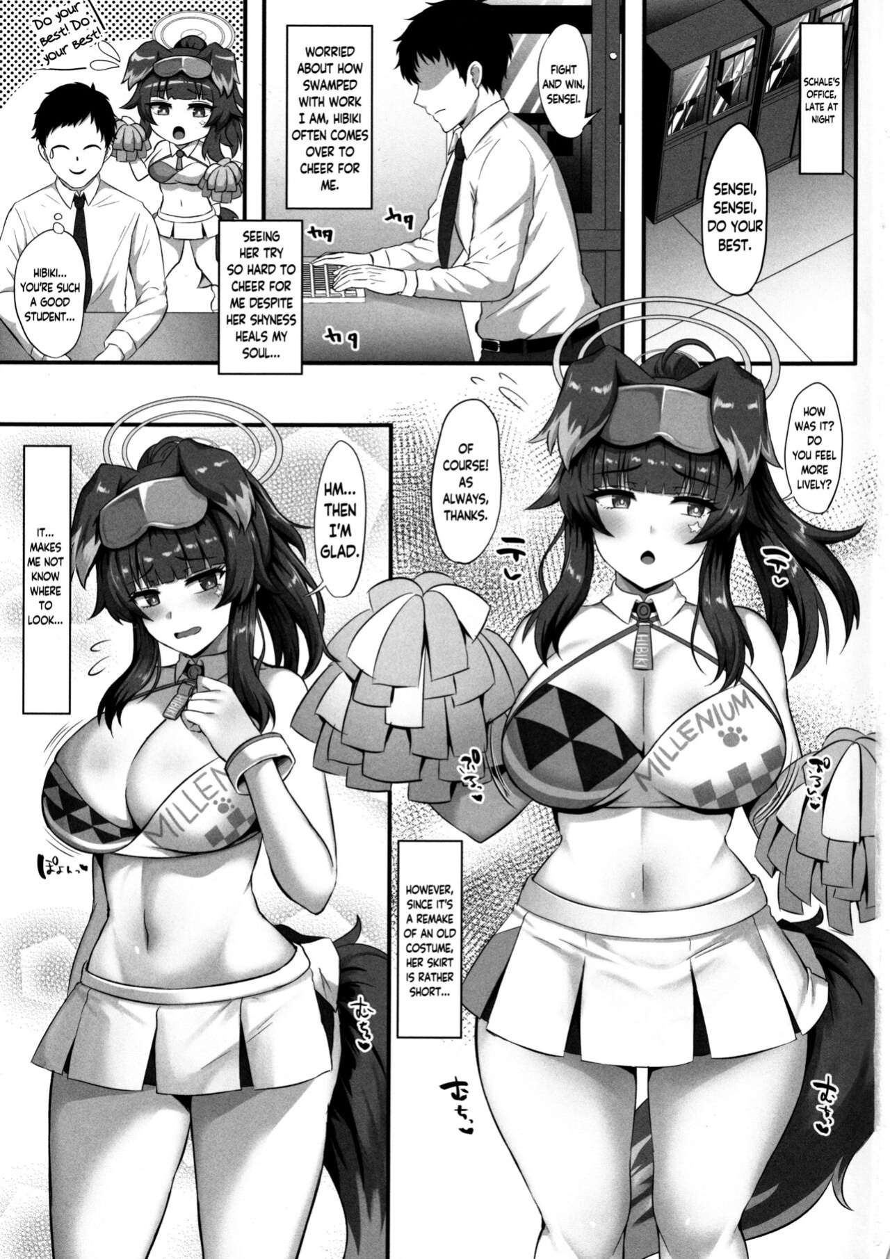 (C102) [Hoshizora Sutekki (Kisaragi Nana)] Furee! Furee! Sensei | Hooray! Hooray! Sensei! (Blue Archive) [Douzo Lad Translations]