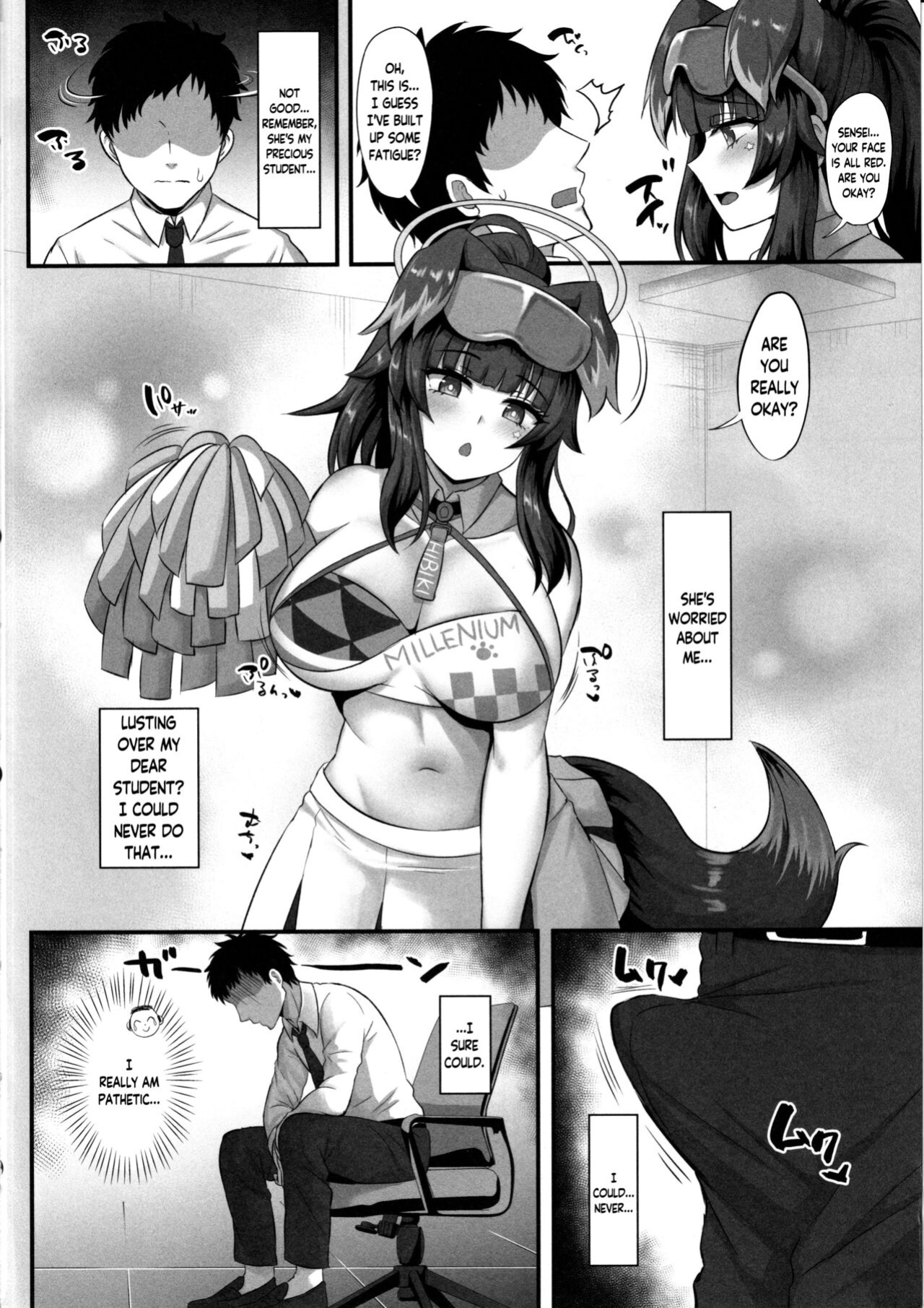 (C102) [Hoshizora Sutekki (Kisaragi Nana)] Furee! Furee! Sensei | Hooray! Hooray! Sensei! (Blue Archive) [Douzo Lad Translations]