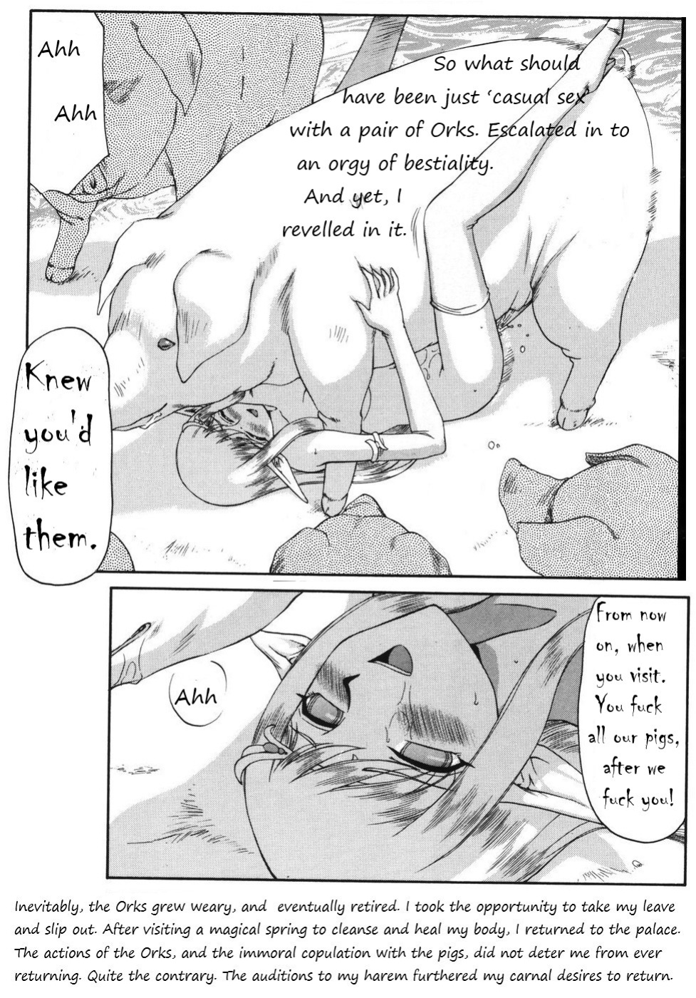 Hajime Taira Type H, Chapter Princess Elicia Rewrite