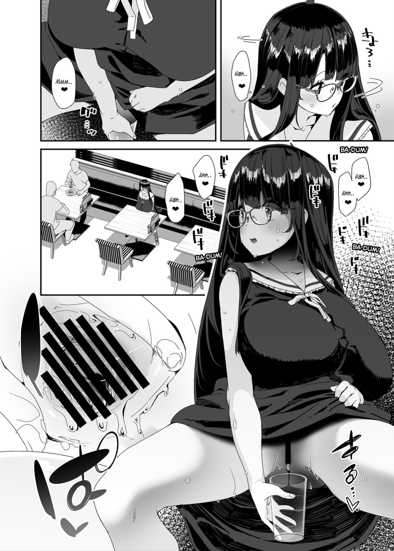 [Condiment Moderately (Maeshima Ryou)] Dosukebe Kyonyuu Joshi ga Shopping Mall made Odekake Onanie Suru Hanashi [PurpleSun]