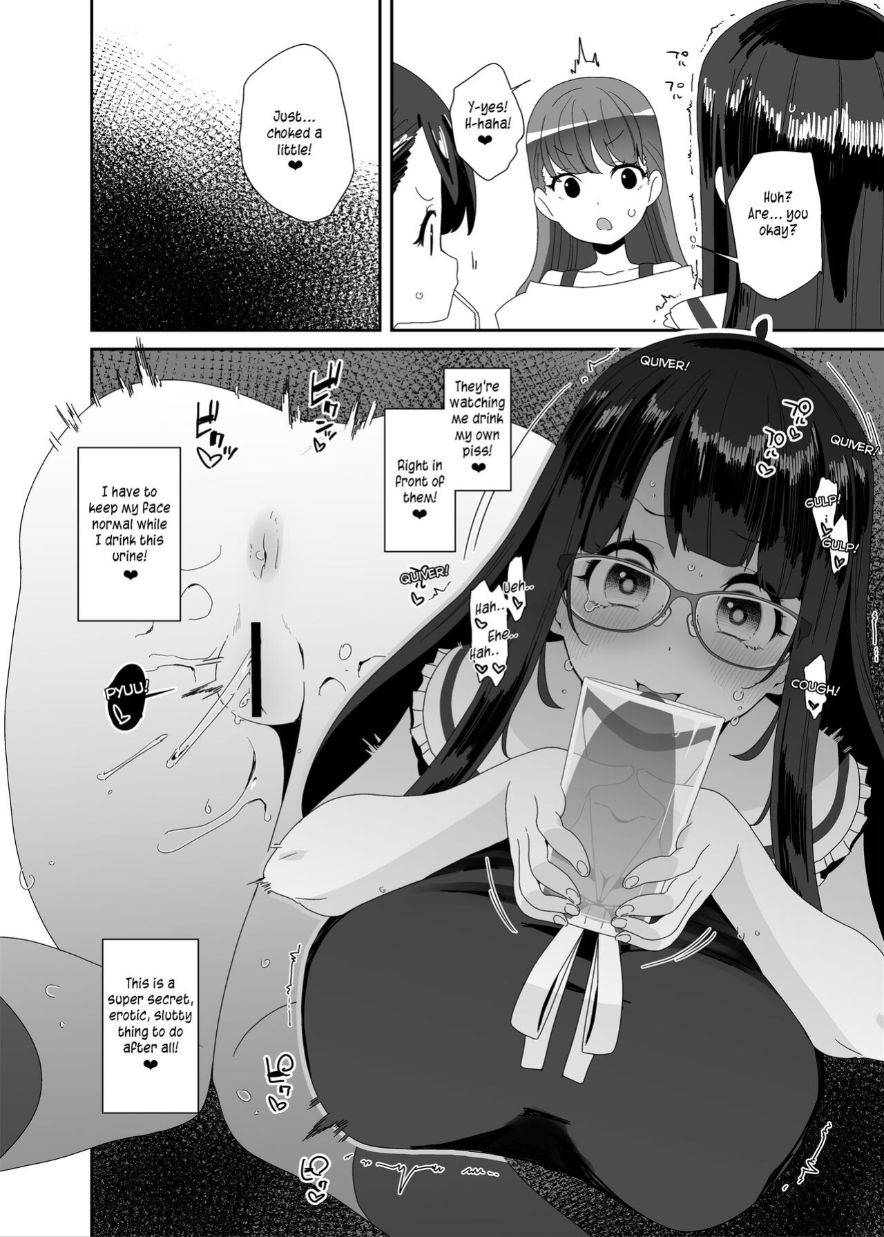 [Condiment Moderately (Maeshima Ryou)] Dosukebe Kyonyuu Joshi ga Shopping Mall made Odekake Onanie Suru Hanashi [PurpleSun]