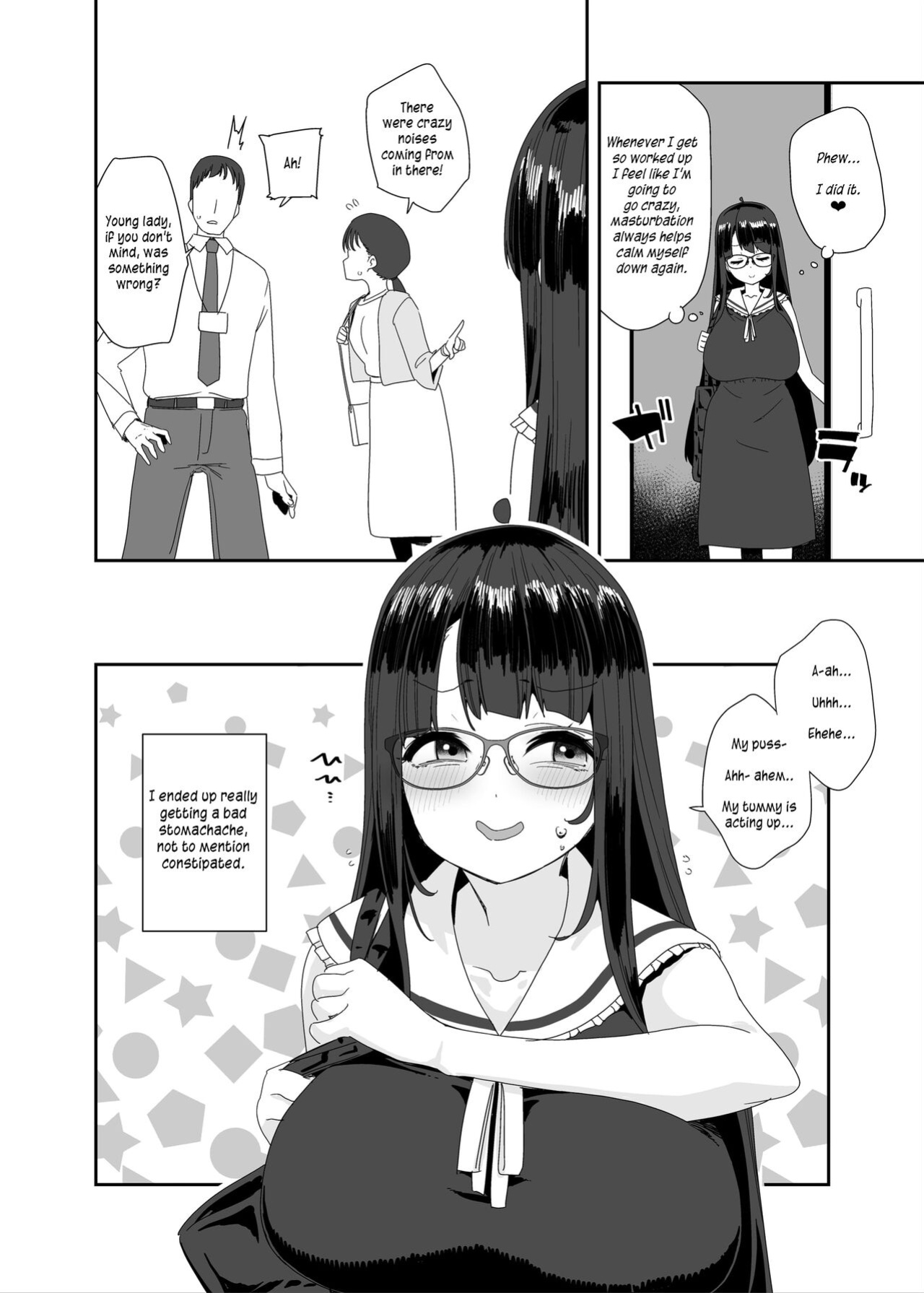 [Condiment Moderately (Maeshima Ryou)] Dosukebe Kyonyuu Joshi ga Shopping Mall made Odekake Onanie Suru Hanashi [PurpleSun]