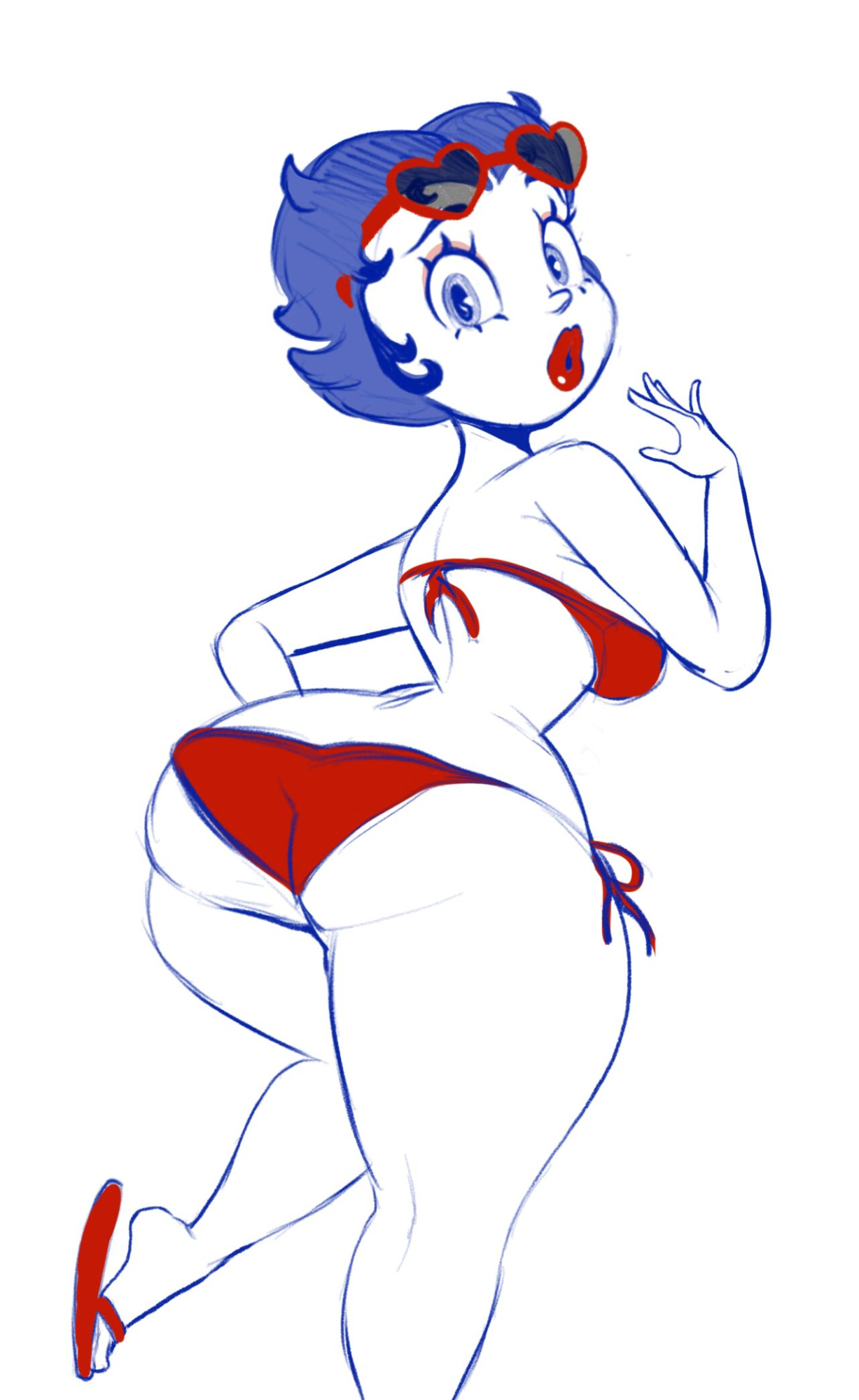 [ImaDeeJ] Sun's Out, Buns Out (Betty Boop, Roger Rabbit)