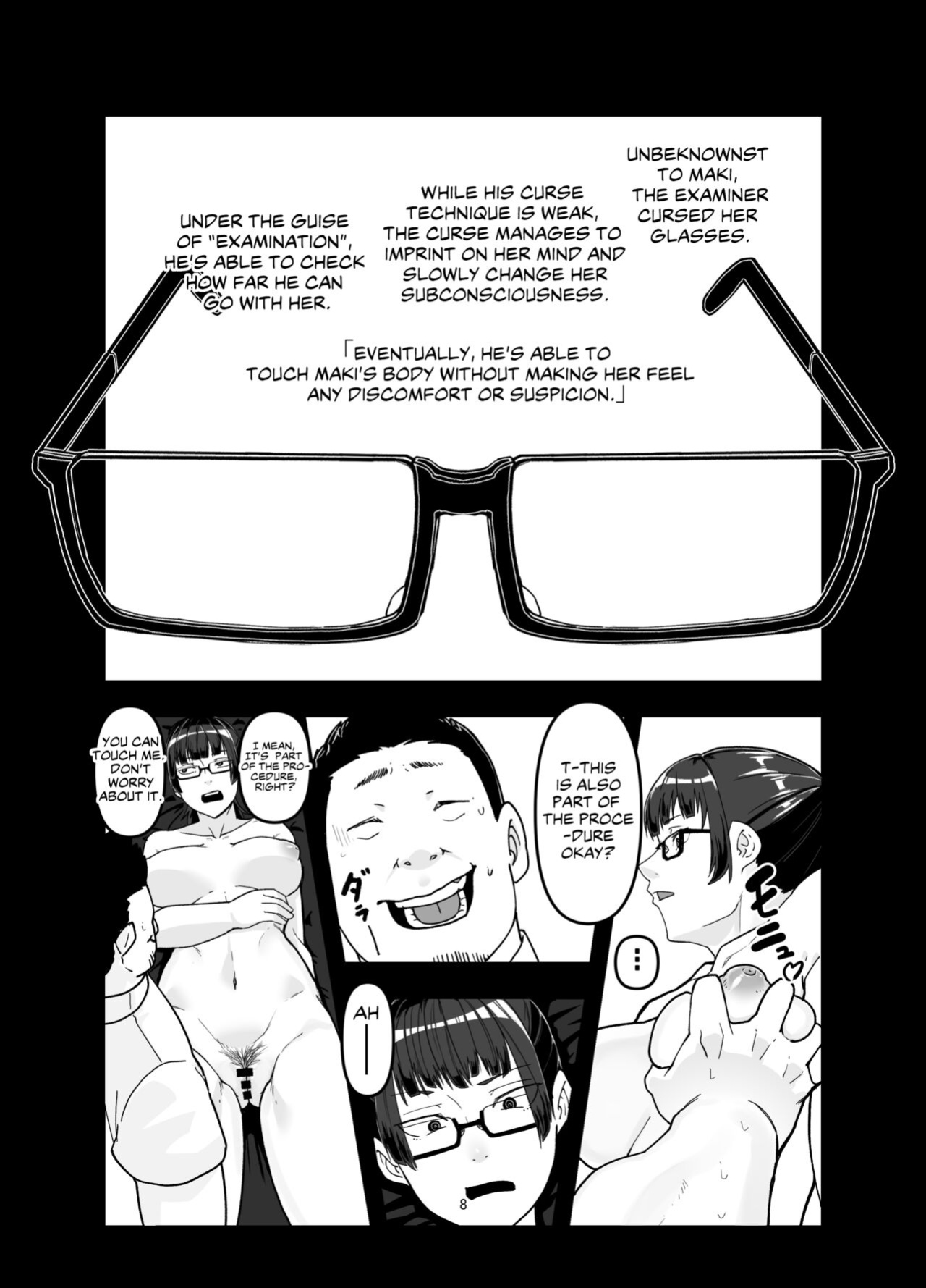 [Doku Doku Kinoko (Shinonome 108)] Zenin Maki o Iinari ni Suru Megane (Jujutsu Kaisen)