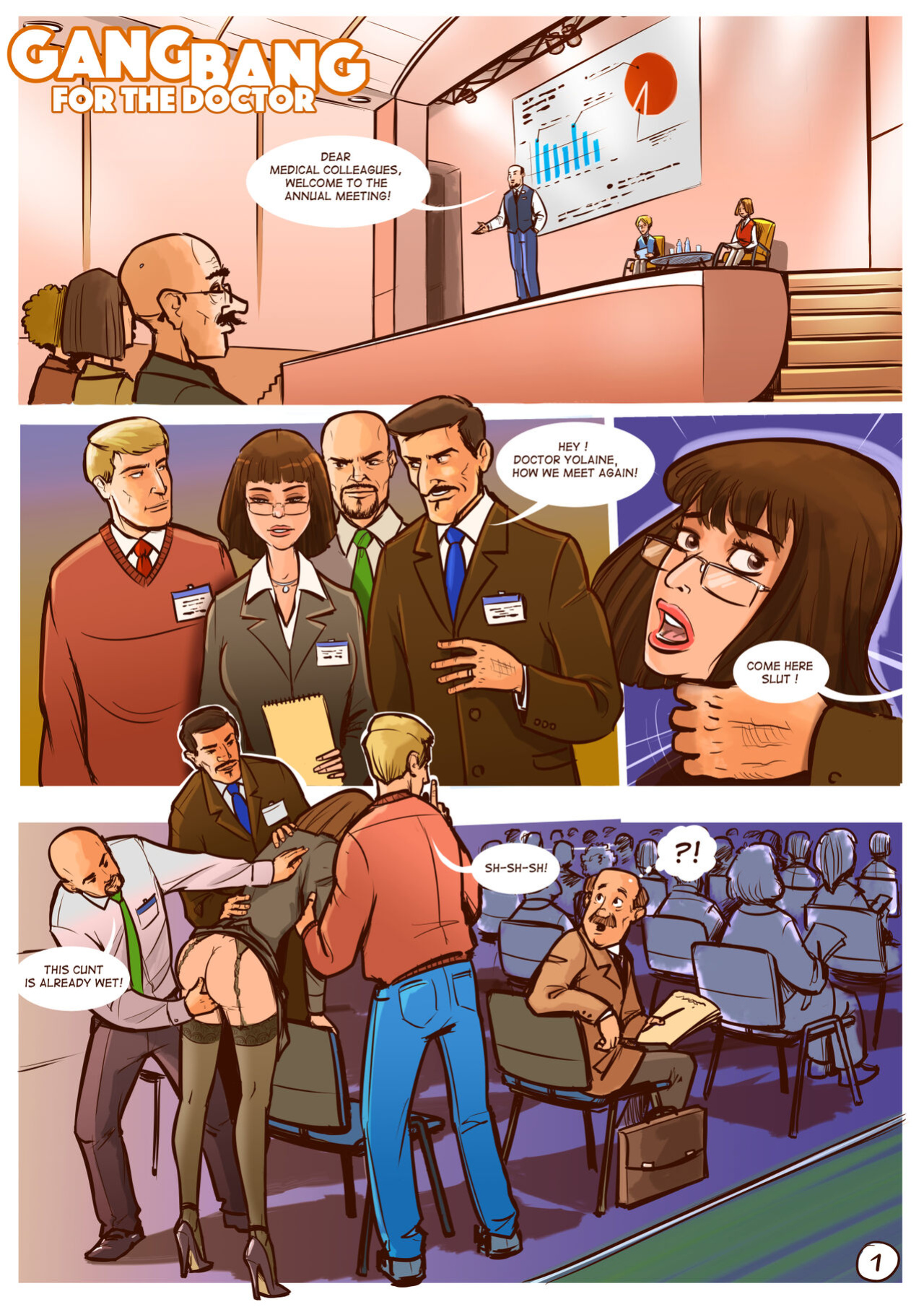 [Disarten] Gangbang for the pretty doctor