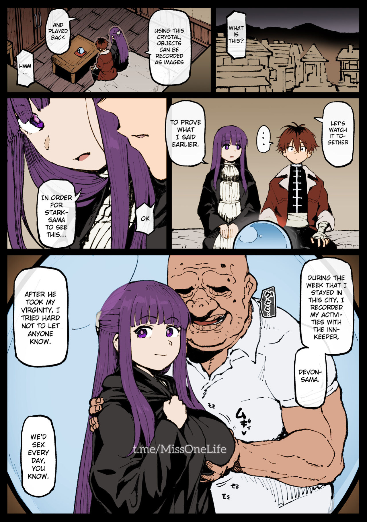 [Ahemaru] Fern-san did her best (Sousou no Frieren) [Gagak_Ireng] [Colorized MissOneLife]