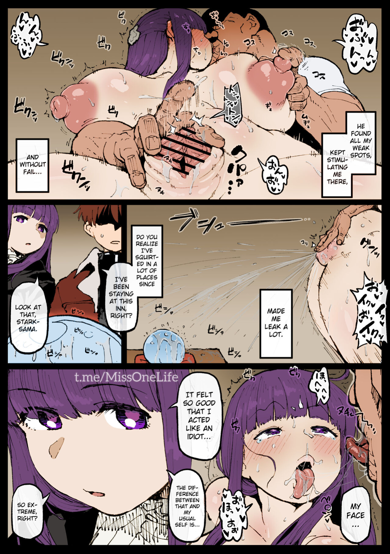[Ahemaru] Fern-san did her best (Sousou no Frieren) [Gagak_Ireng] [Colorized MissOneLife]