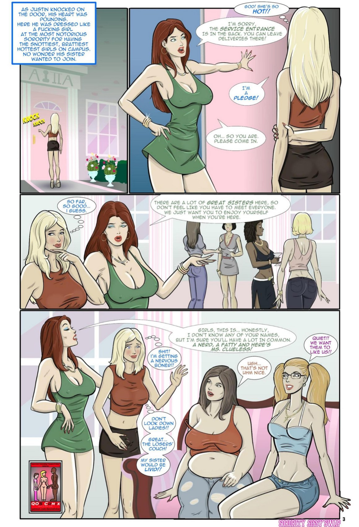 [Devin Dickie] Sorority Sissy Swap