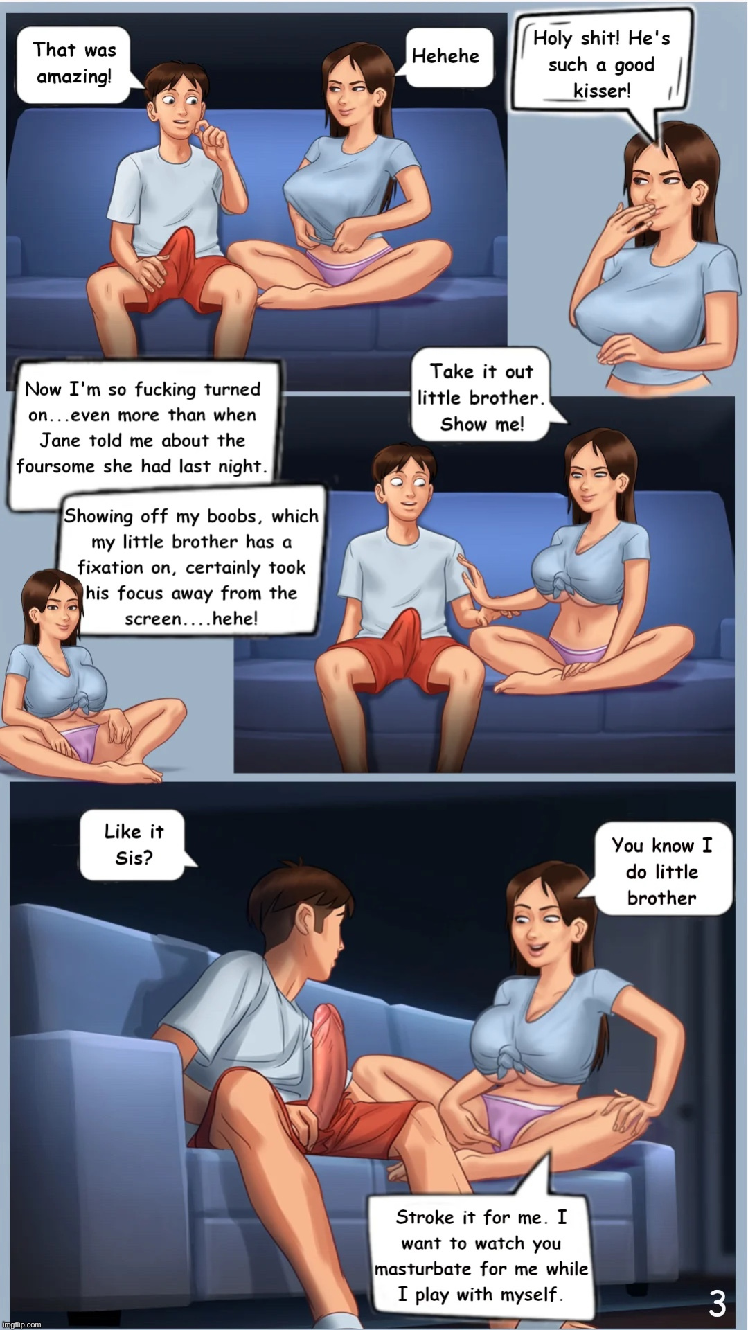 summertime saga: A quiet night on the couch HD update no longer blurry