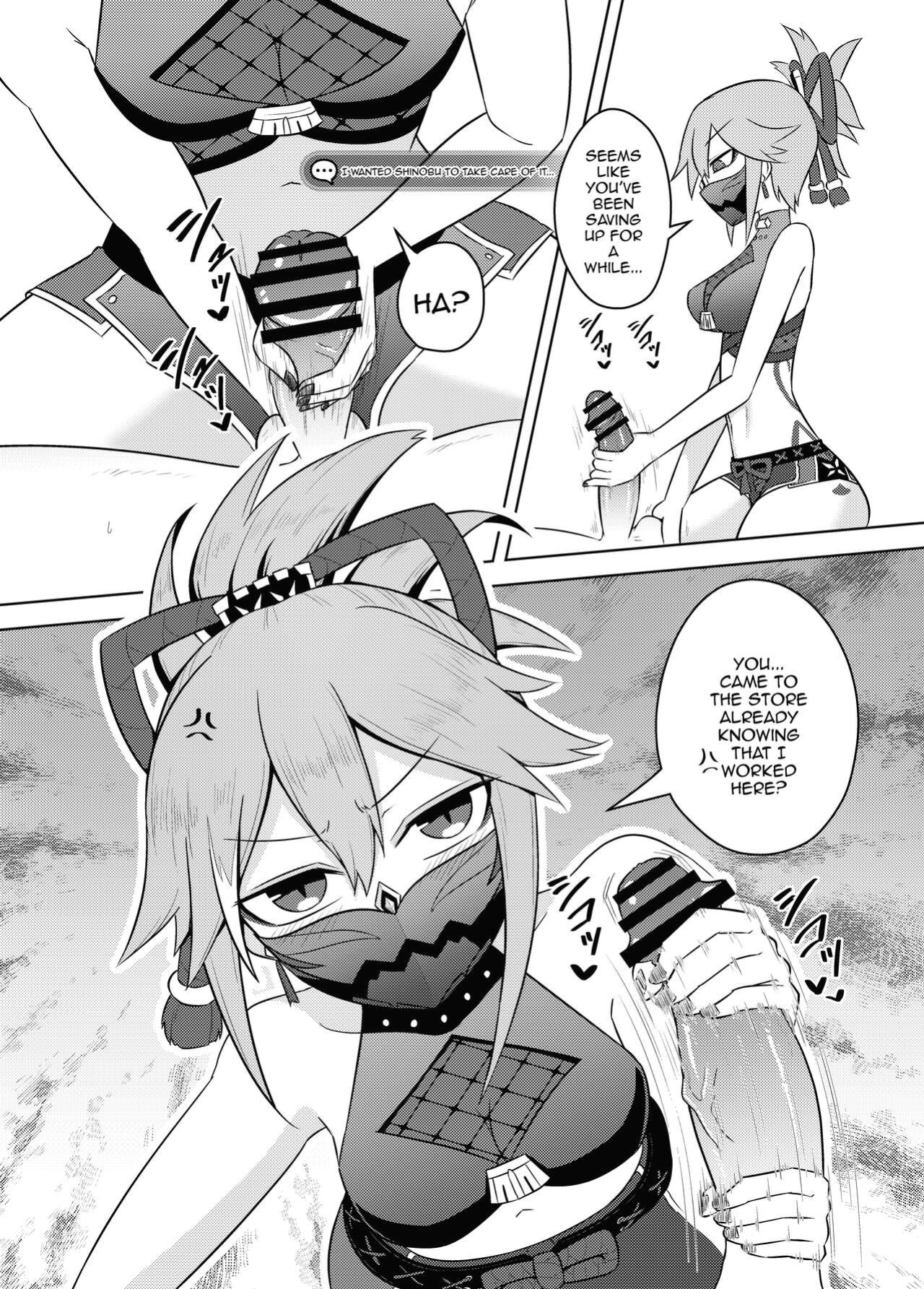 [Atelier:Dew (Kurakumo Nue)] Arataki-ha no Shikinguri | The Arataki Faction's Fundraising Methods (Genshin Impact)