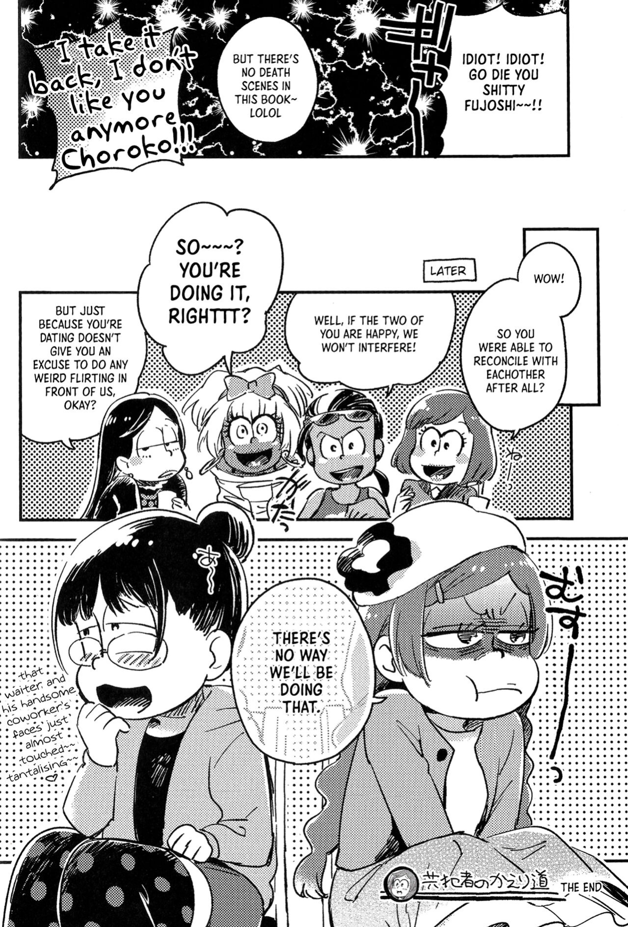 (Kahou wa Chou Nete Matsu 25) [Sonota Oozei (Yukataro)] Kyouhansha no Kaerimichi (Osomatsu-san) [Hergothical]