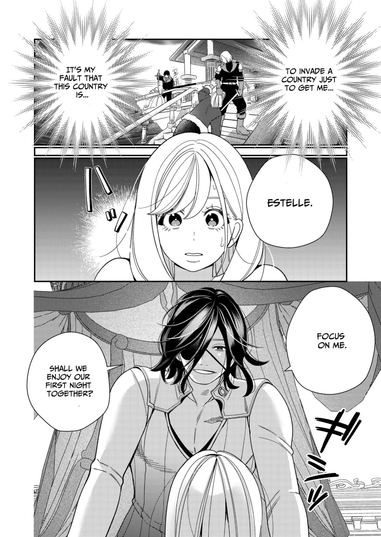 [Yomyaku (Okonogi Happa)] Seijo wa Tekikoku no Ou ni Otosareru | Corrupted by the Mercenary King. [ryri]