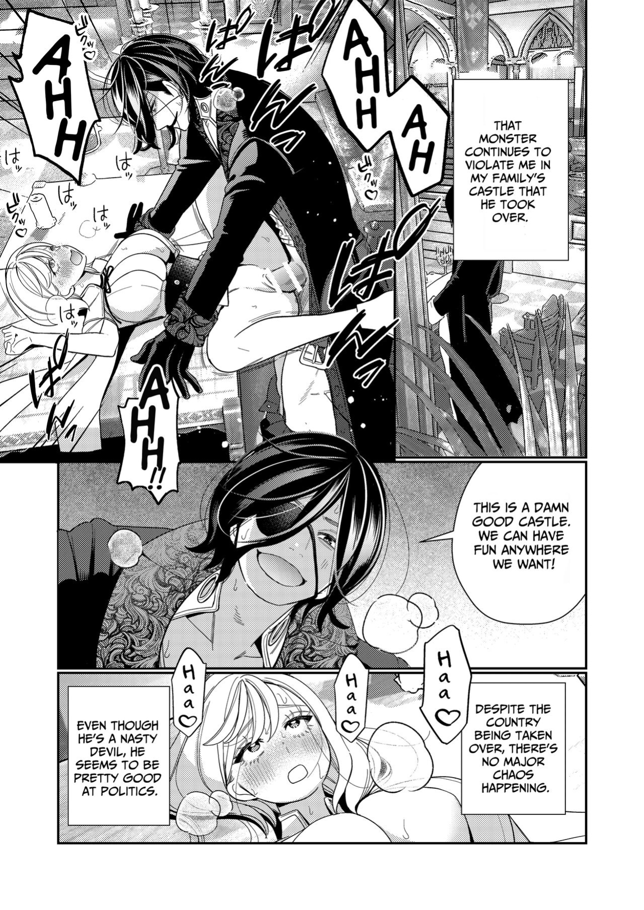 [Yomyaku (Okonogi Happa)] Seijo wa Tekikoku no Ou ni Otosareru | Corrupted by the Mercenary King. [ryri]
