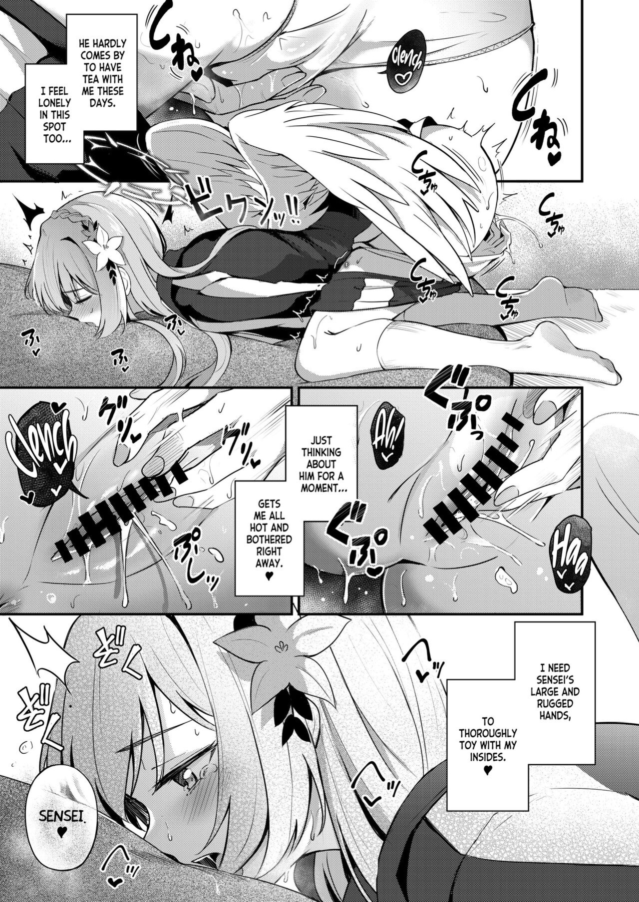 [Koniro Kajitsu (KonKa)] Watashi wa Sensei no Okashi ja Nai desu | I'm not a cake for Sensei to eat (Blue Archive) [Tea Party Scans]