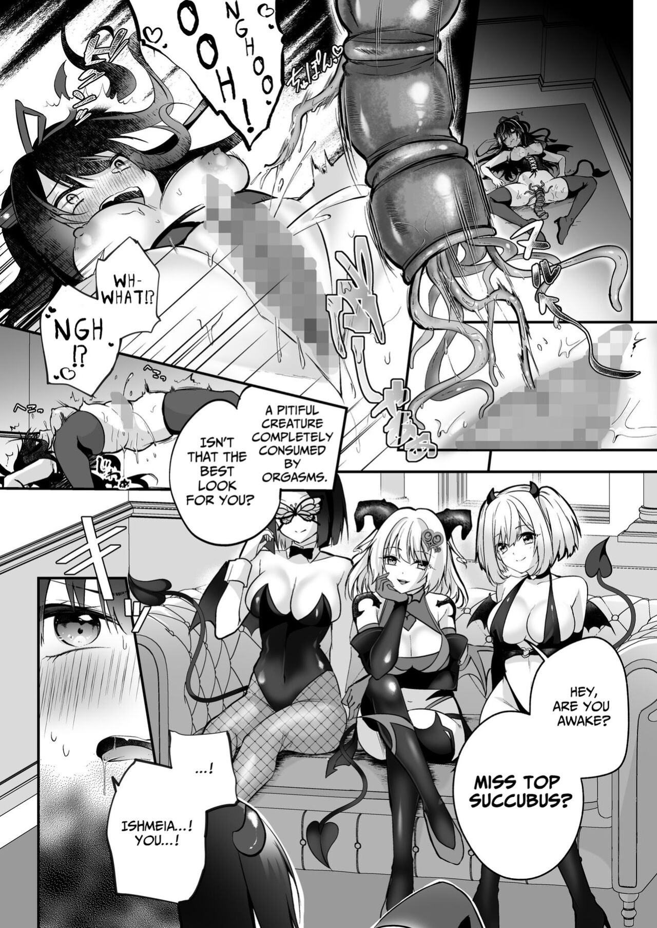[Seika Kairaku Shoten (Eltoria, Rurimaru)] Mesu Gaki Sakyubasu no Wakara se Tyoukyou Kurabu～Kuri ze me × Nyoudou ze me × Zako Manko ka～ | Succubus Discipline Club ~Clit & Urethra Teasing x Weak Pussy-fication~ [Strike Noire]