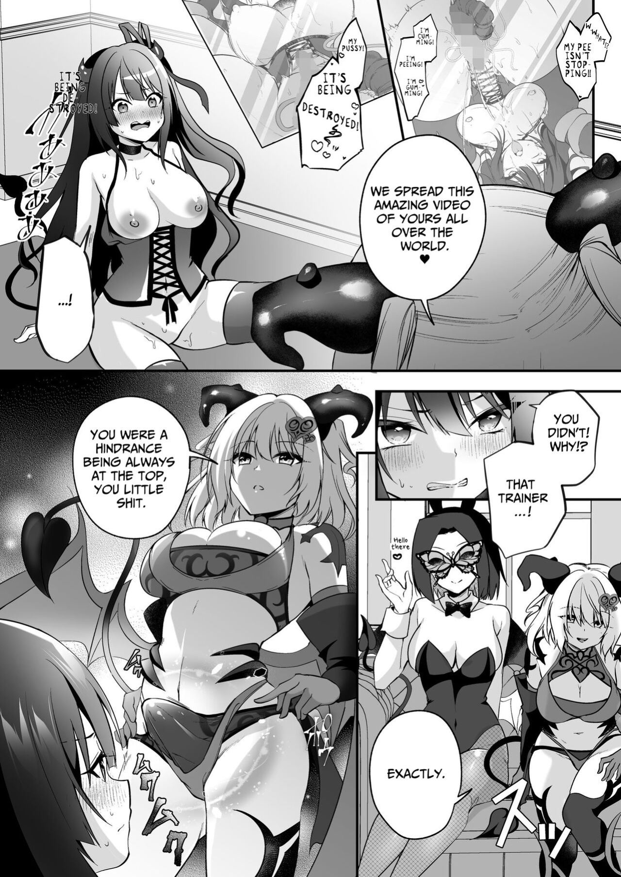 [Seika Kairaku Shoten (Eltoria, Rurimaru)] Mesu Gaki Sakyubasu no Wakara se Tyoukyou Kurabu～Kuri ze me × Nyoudou ze me × Zako Manko ka～ | Succubus Discipline Club ~Clit & Urethra Teasing x Weak Pussy-fication~ [Strike Noire]