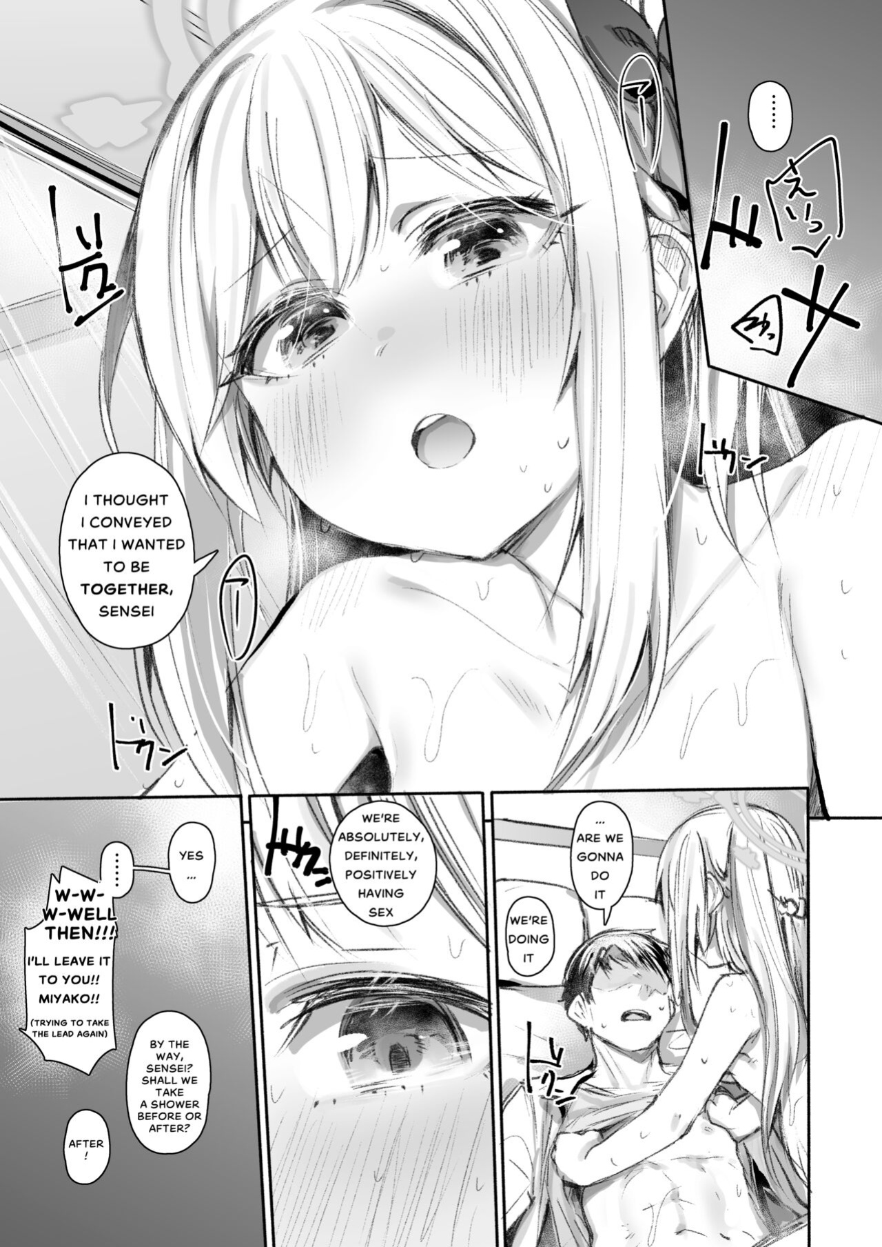 (C103) [Rev3 (mon-chan rev3)] Won't you stay with me? (Blue Archive)