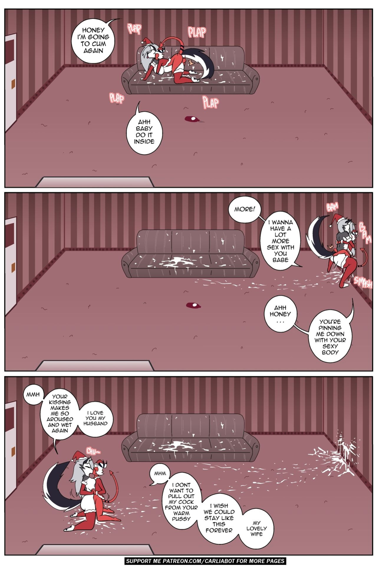 [Carliabot] Loona and Moxxie - Christmas hangover (Helluva Boss)