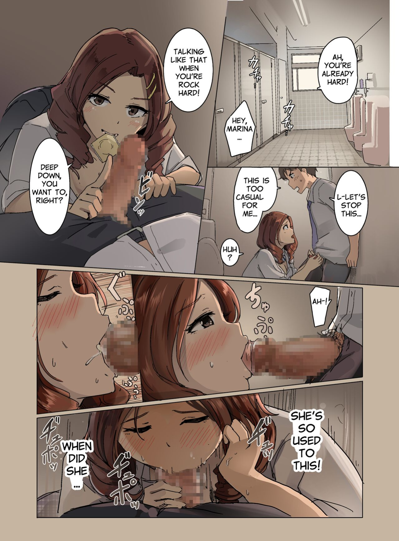 [Wakamatsu] Seiso Kanojo ga Bitch ni Nacchau Hanashi | The Pure Girl Became a Slut